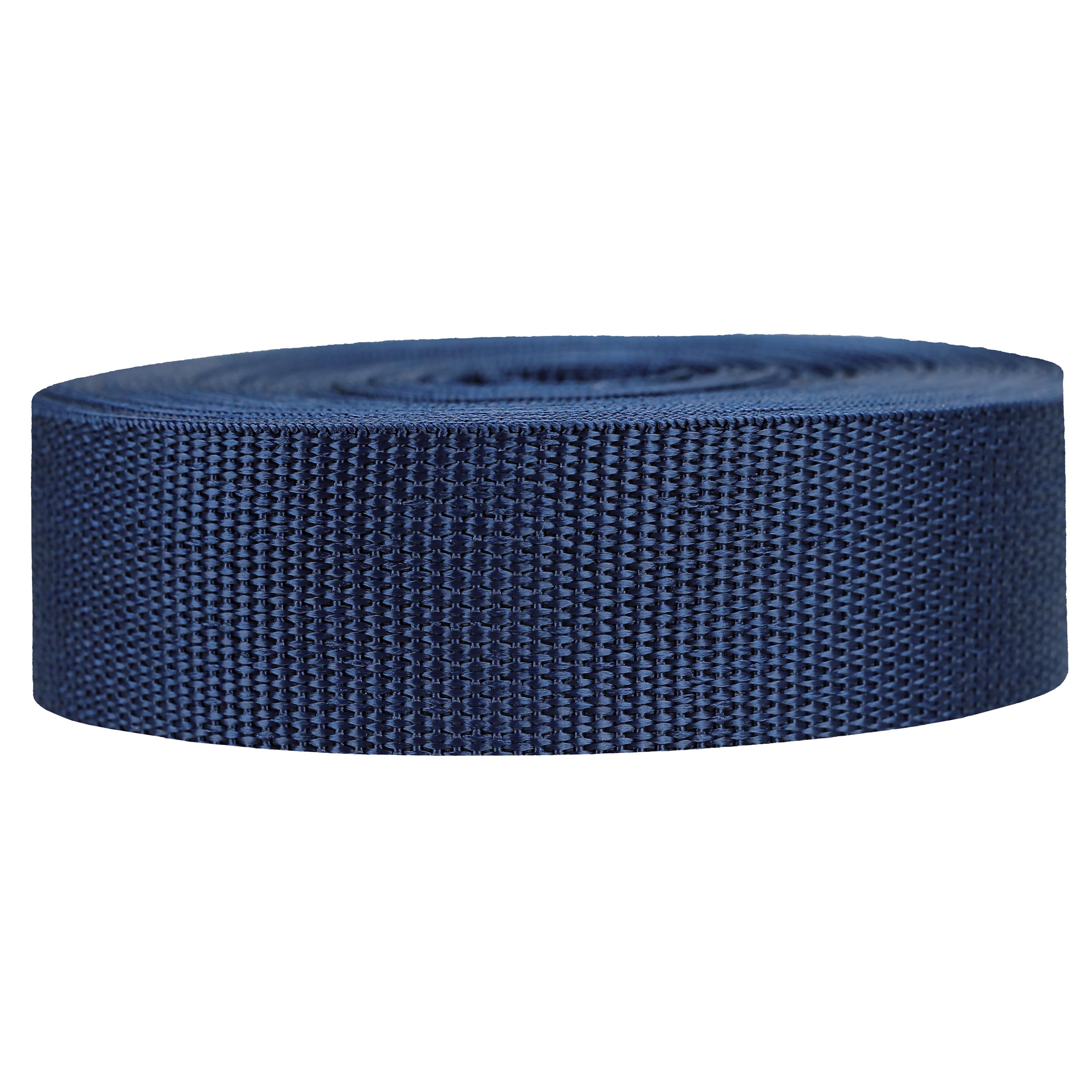 Strapworks Poly Strapping for Outdoor DIY Gear Repair, Pet Collars, Crafts – 1.5 Inch, Polypropylene, Navy Blue, 1.5" x 50 Yard