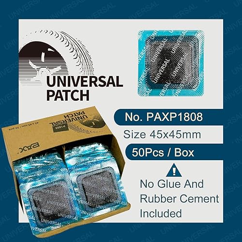 Miniatura 7 de PAX 25 parches universales ovalados de reparación de tubos y neumáticos, para neumáticos radiales y sesgados, motocicleta, automóvil, camión,