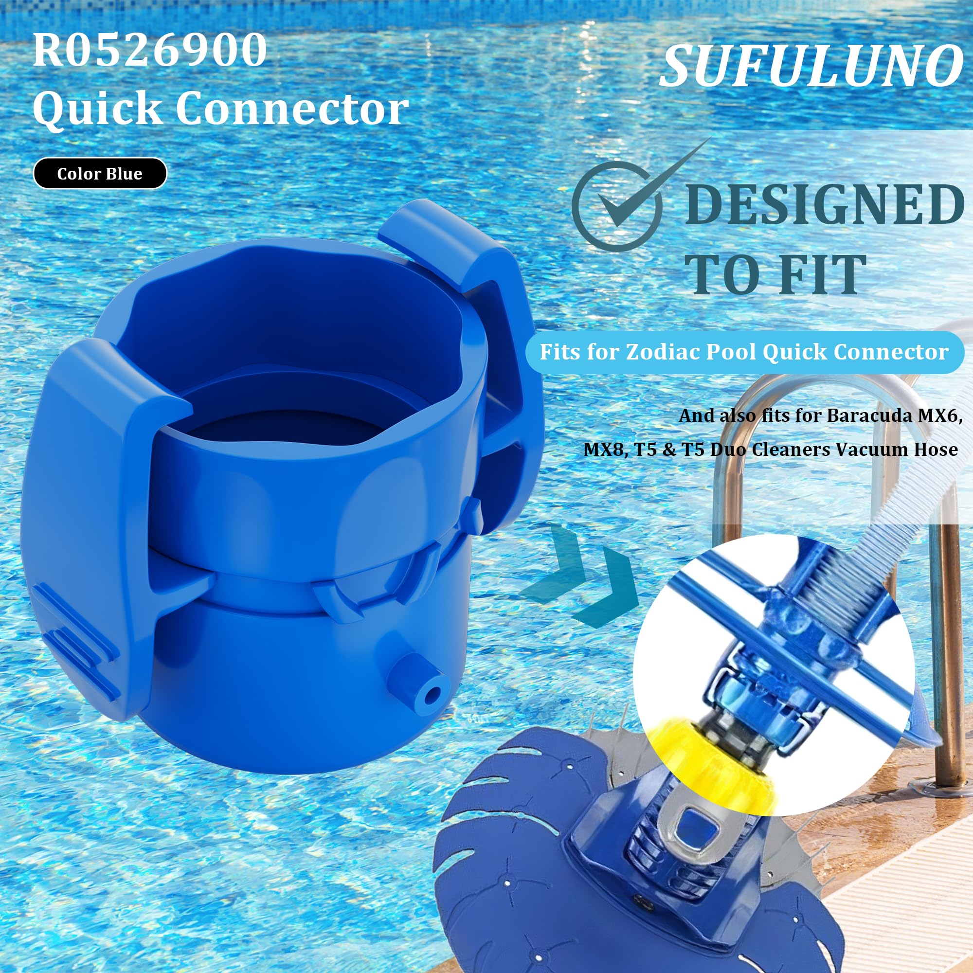 Zodiac D26 Plastic Female Quick Disconnect Replacement