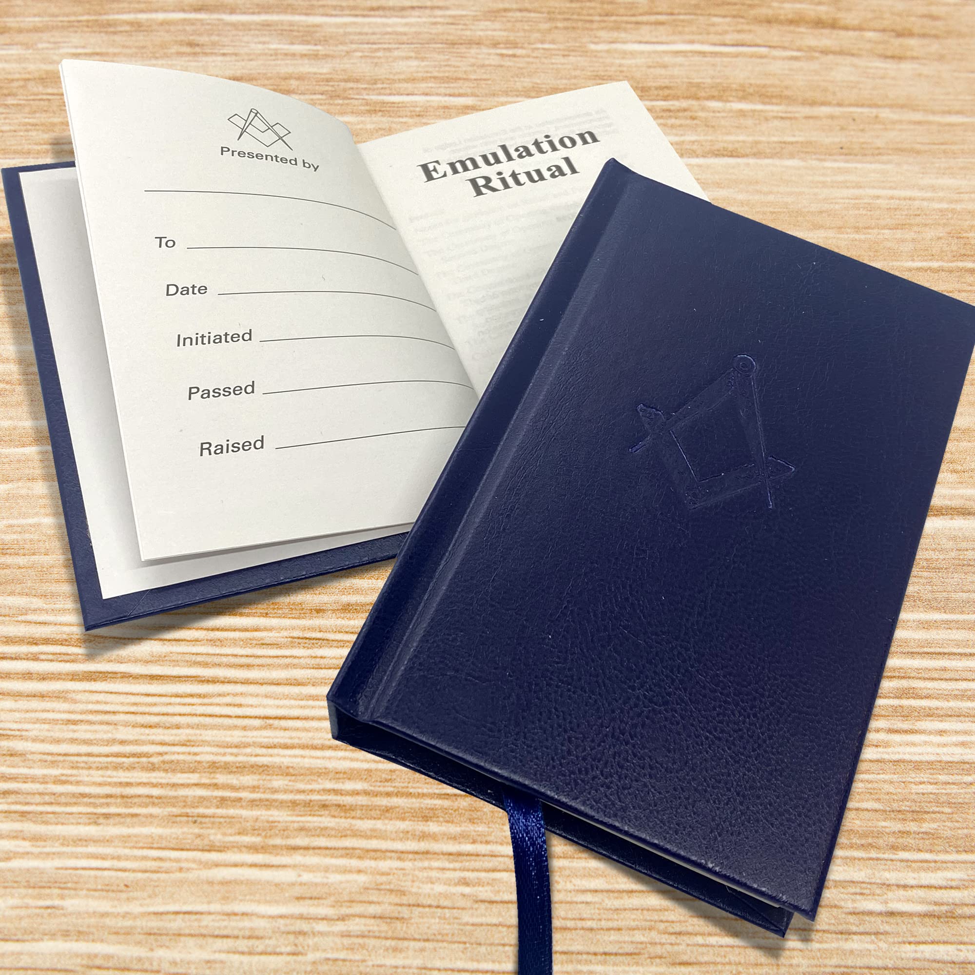 Masonic Craft 13th Edition Emulation Ritual (Pocket) Within a Leather Freemasons Book Cover Buy