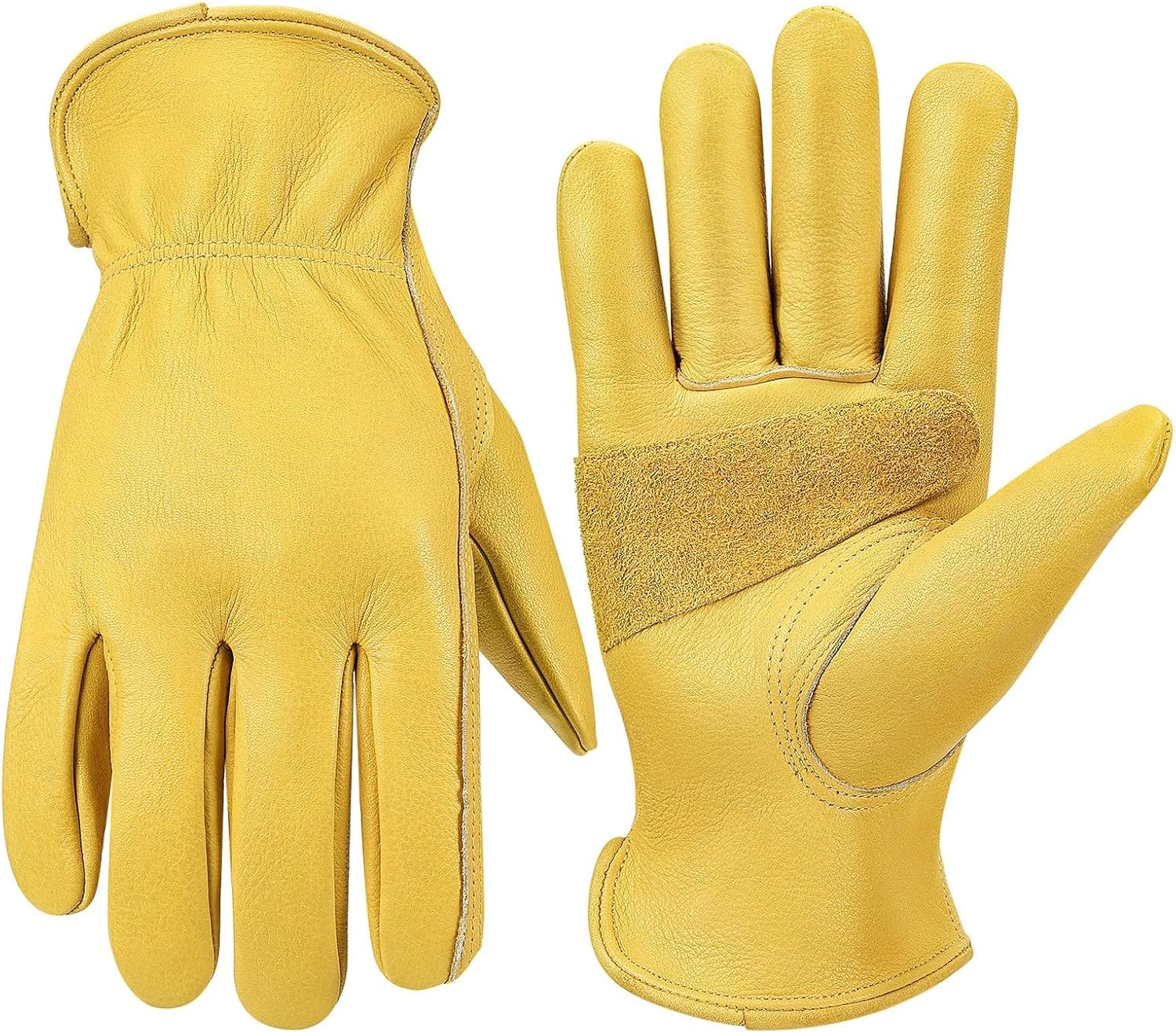 Leather Working Gloves Gardening Gloves for Men and Women for Ranching Farming Gardening