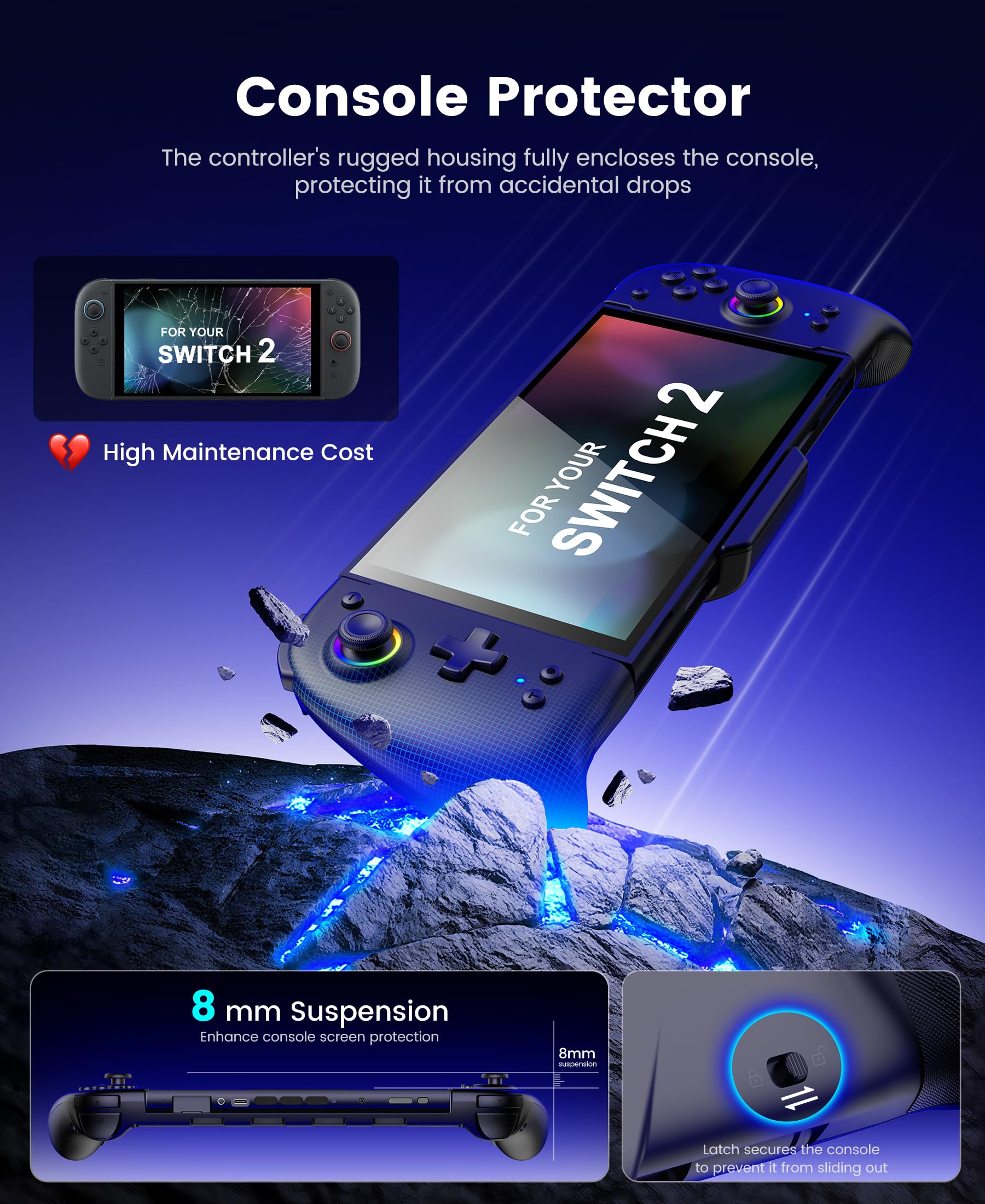 Amazon.com: NinABXY Hall Effect Joystick Controller for Nintendo
