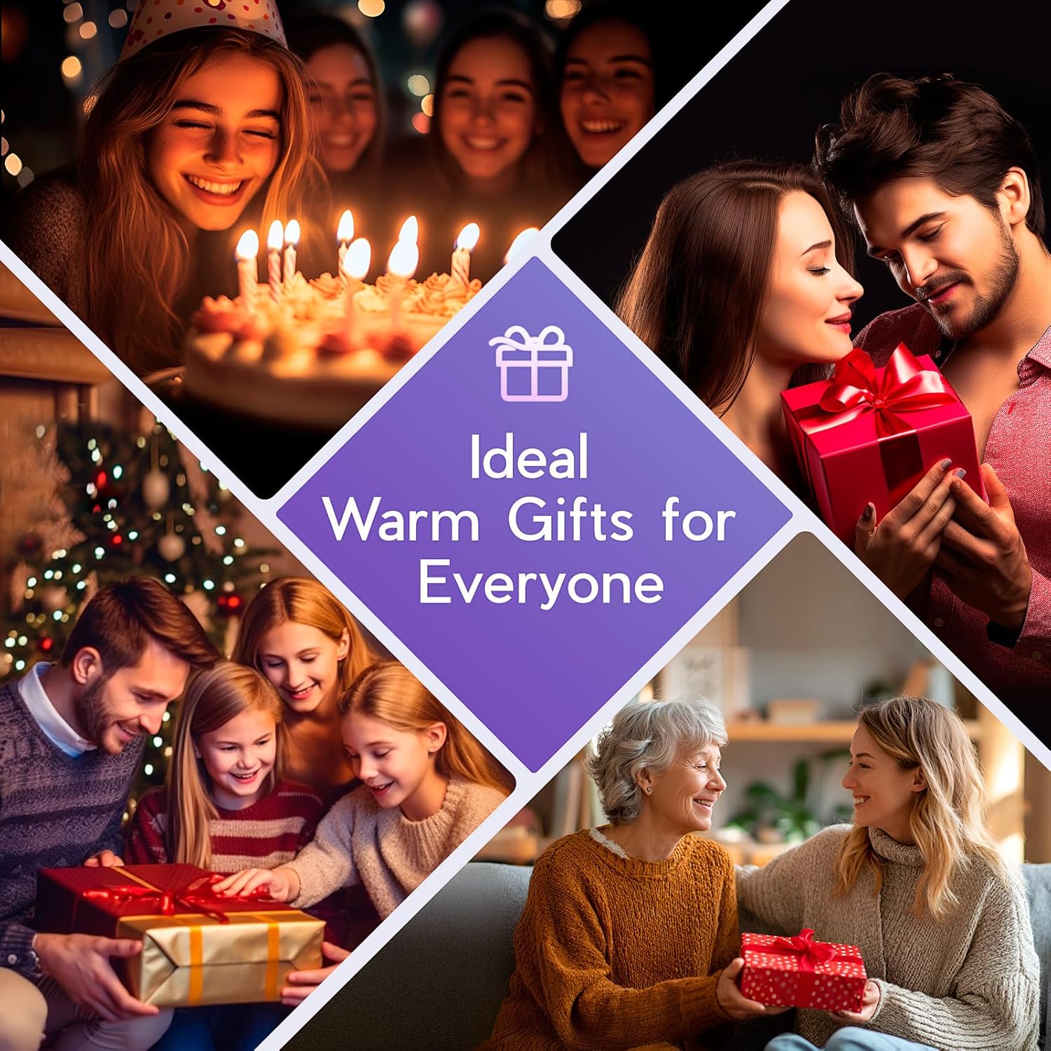 Heating Pad for Period Cramps, Heating Pad for Back/Neck/Shoulder Muscle Pain, 6 Heating & 4 Timer Setting, Auto Shut Off, Dry/Moist Heat & Machine Washable, Birthday Christmas Gifts for Women Mom - Image 9