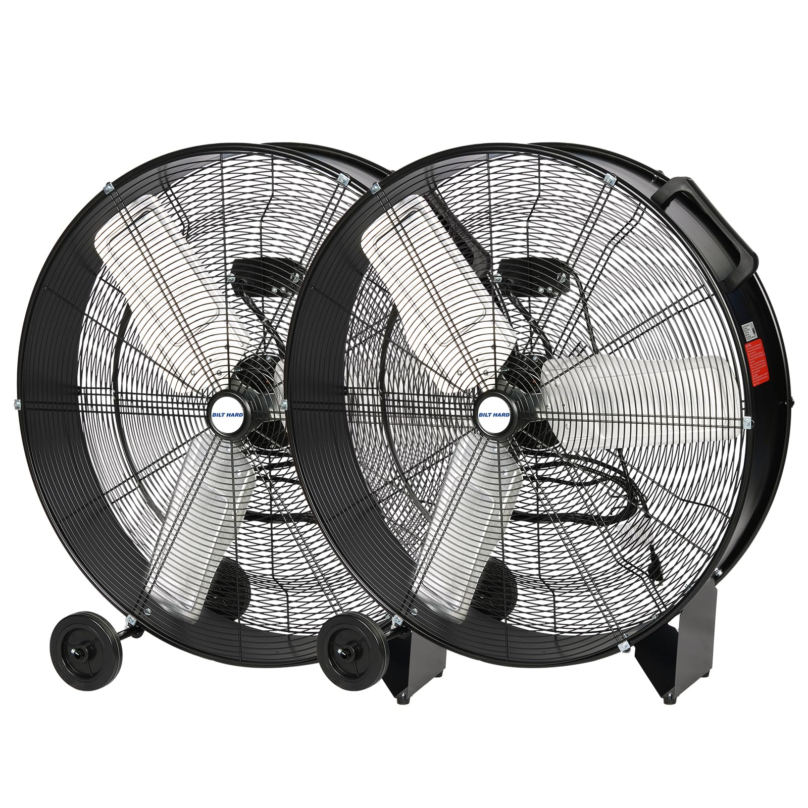 BILT HARD 30 inch drum fan two pack