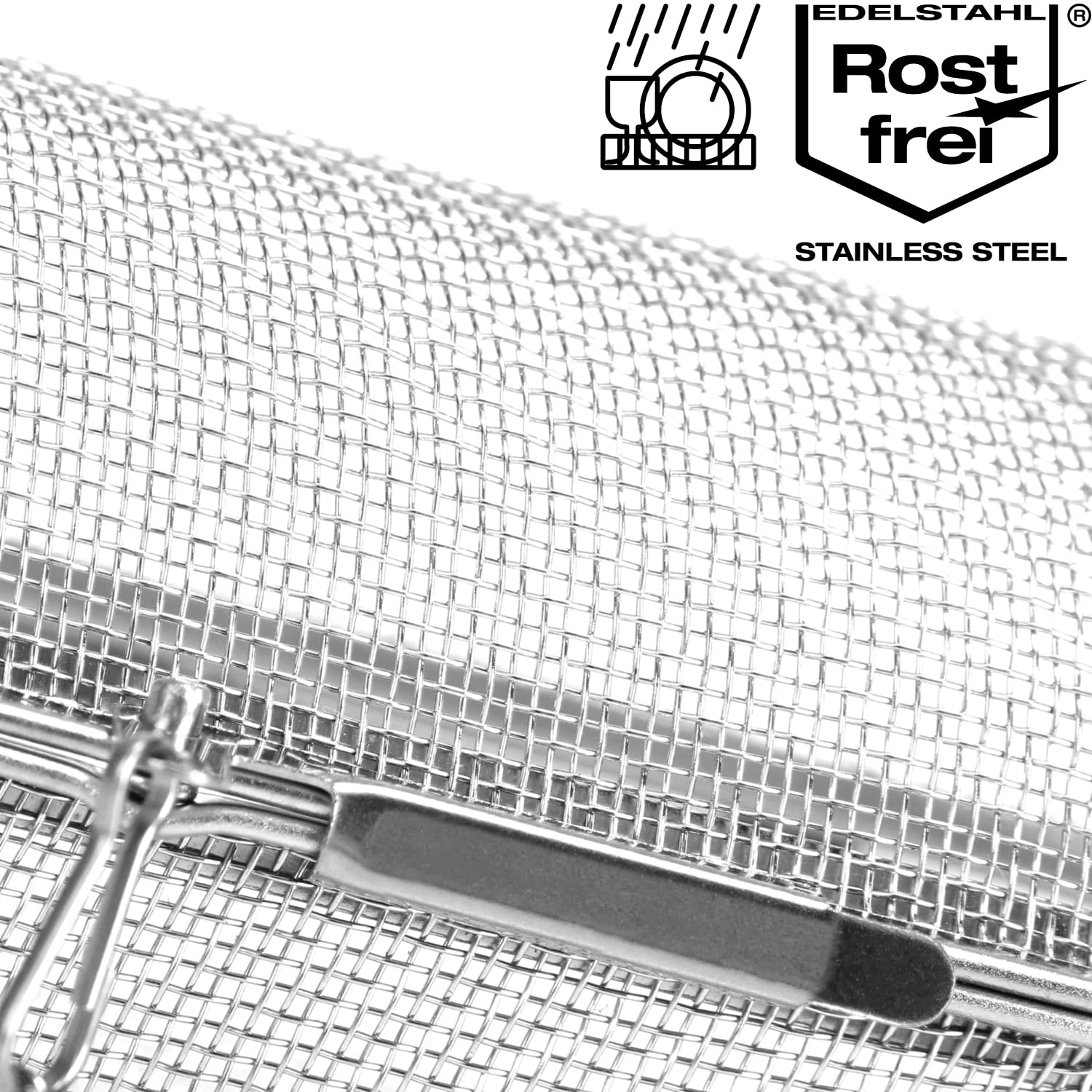 COM-FOUR® Tea Strainer Made of 304 Stainless Steel, Dishwasher Safe, 11 cm Tea Infuser for Loose Tea Spices and Herbs - Image 4