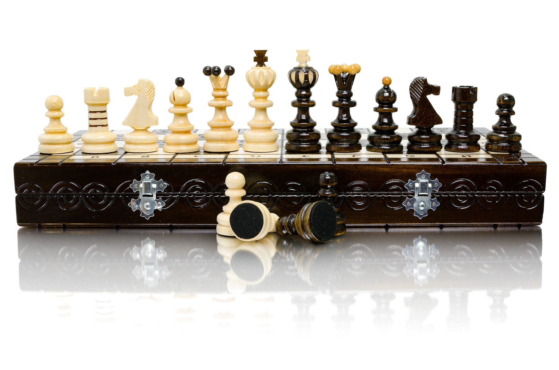 Bestel hier een Houten schaakbord XL - The Game Room