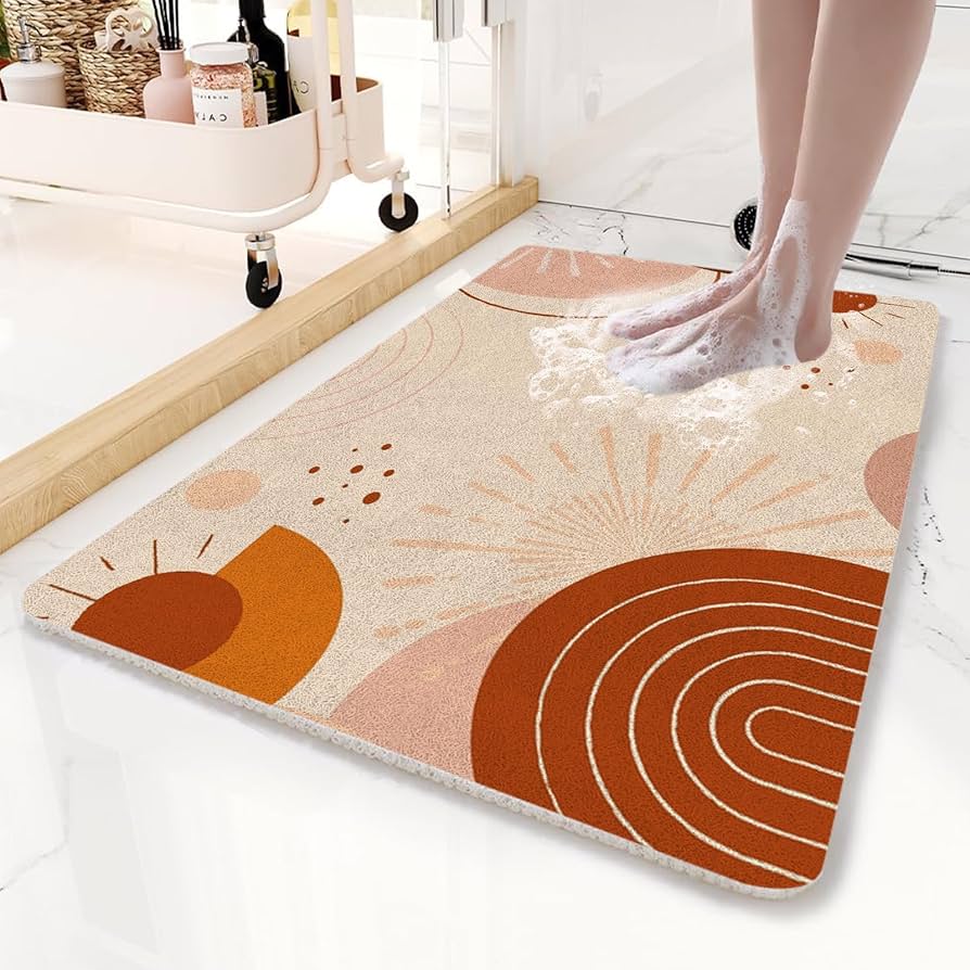 Amazon.com: 48x48 Inch Square Shower Mat Non-Slip, Soft Comfort