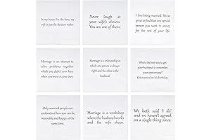 Gift Boutique 100 Marriage Quotes Anniversary Cocktail Beverage Napkins