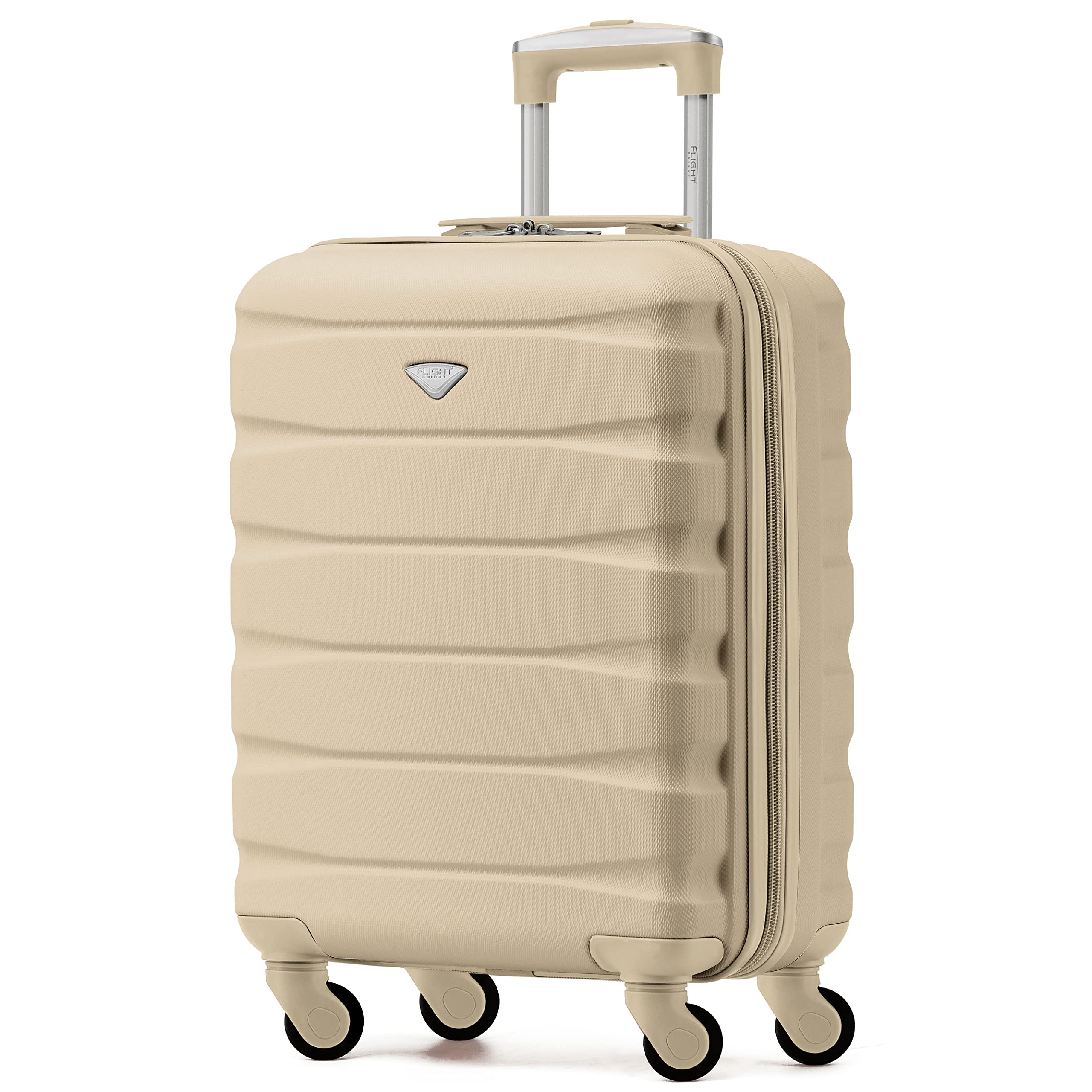 Flight Knight Lightweight 4 Wheel ABS Hard Case Medium Suitcase Approved for Over 100 Airlines Including easyJet, British Airways, Ryanair, Jet2, Emirates & Many More - Check-in Medium Size 25" — view 233