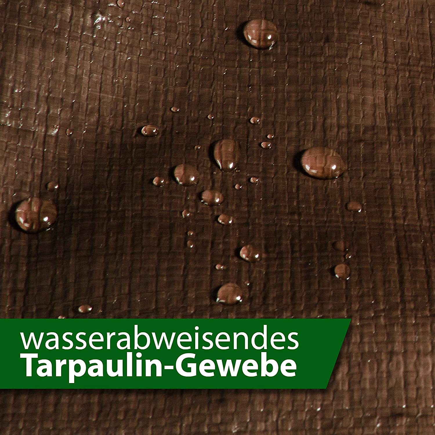 Etm Telone In Tessuto 8 X 14 M, 140 G/m&sup2;, Marrone, Per Esterni