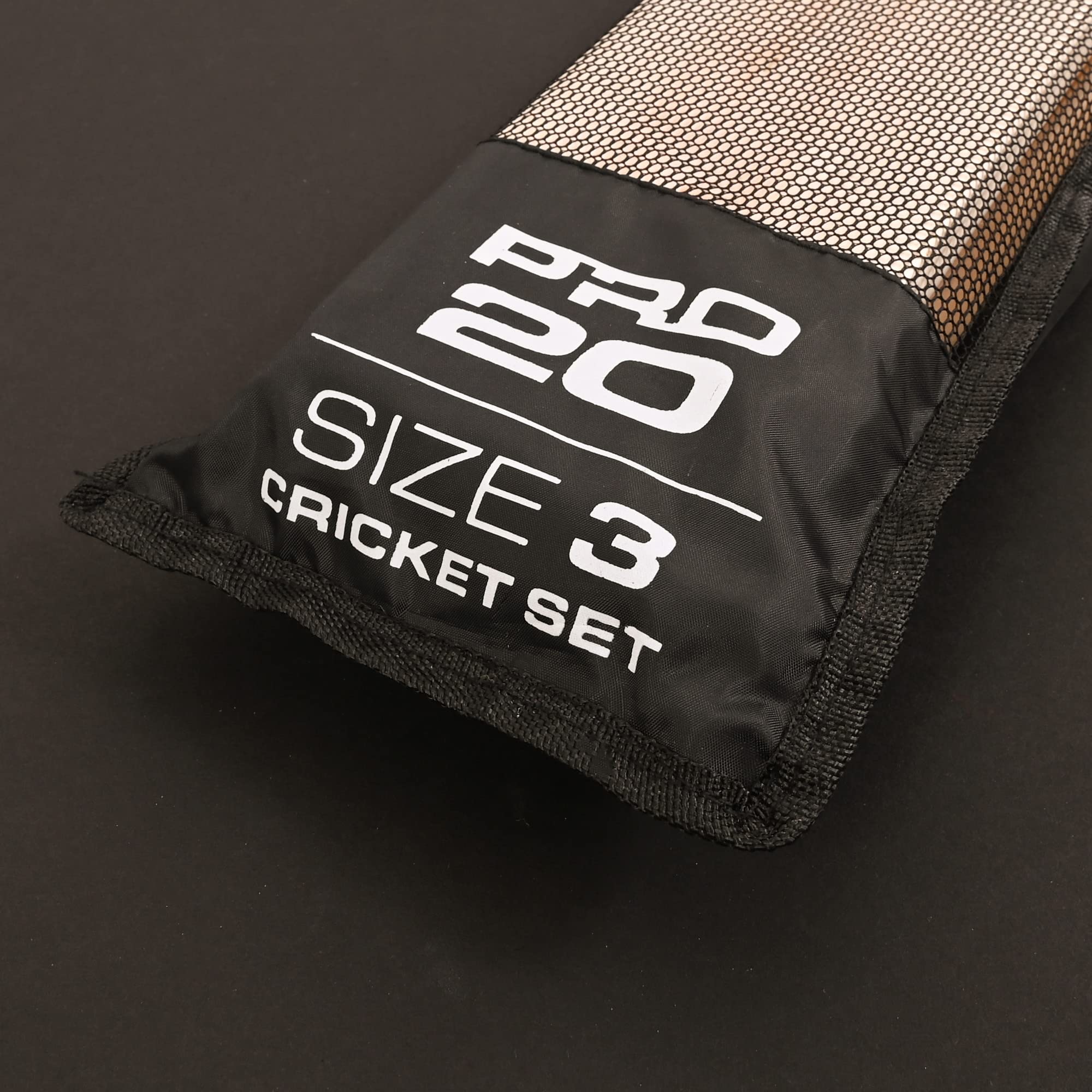 M.Y Set da cricket da 7 pezzi, con borsa per il trasporto, include mazza da cricket, paletti e palla morbida