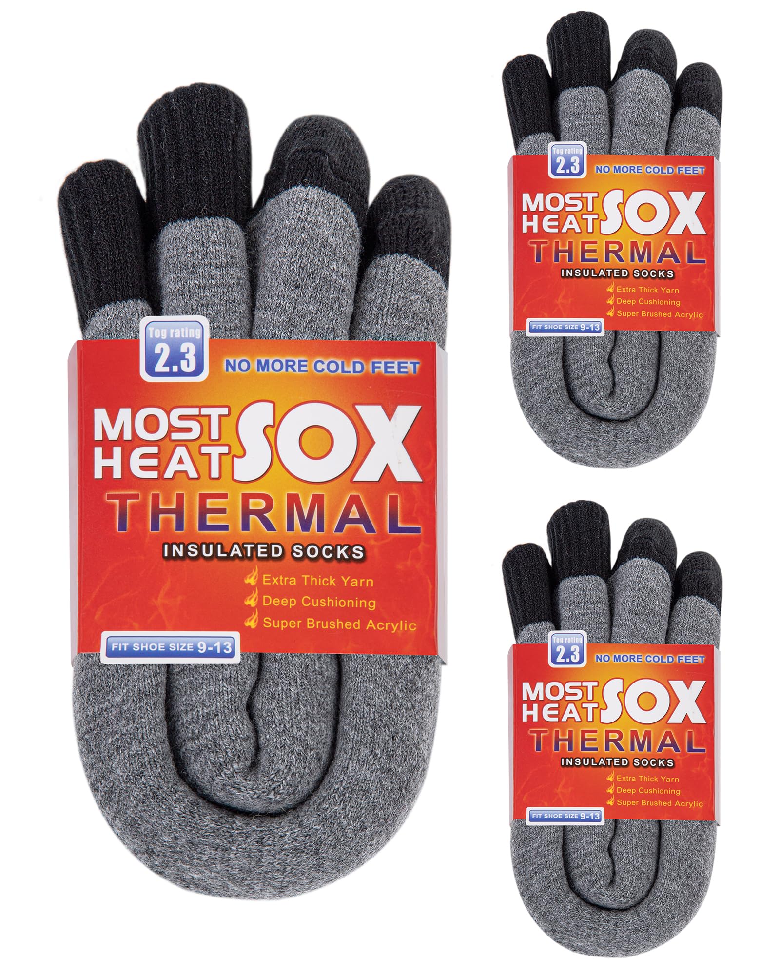 Thermal Socks for Men, Winter Warm Socks Mens for Cold Weather Extreme Temperatures