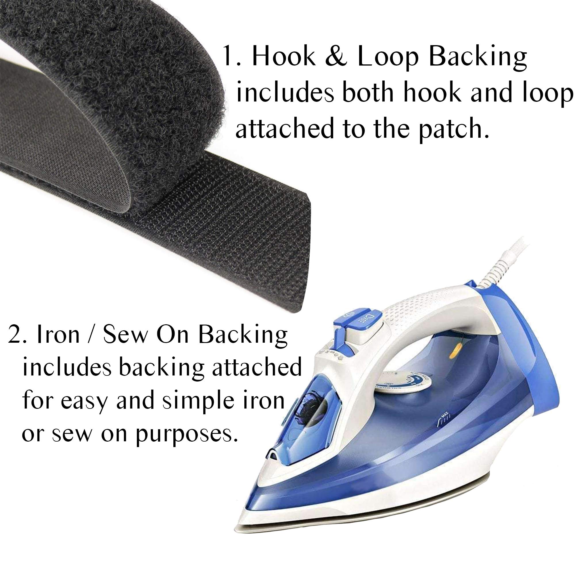 Embroidery Name Patches, 1 Piece Custom Personalized Military Tapes Tag Customized Logo ID for Multiple Clothing Bags Vest Jackets Work Shirts