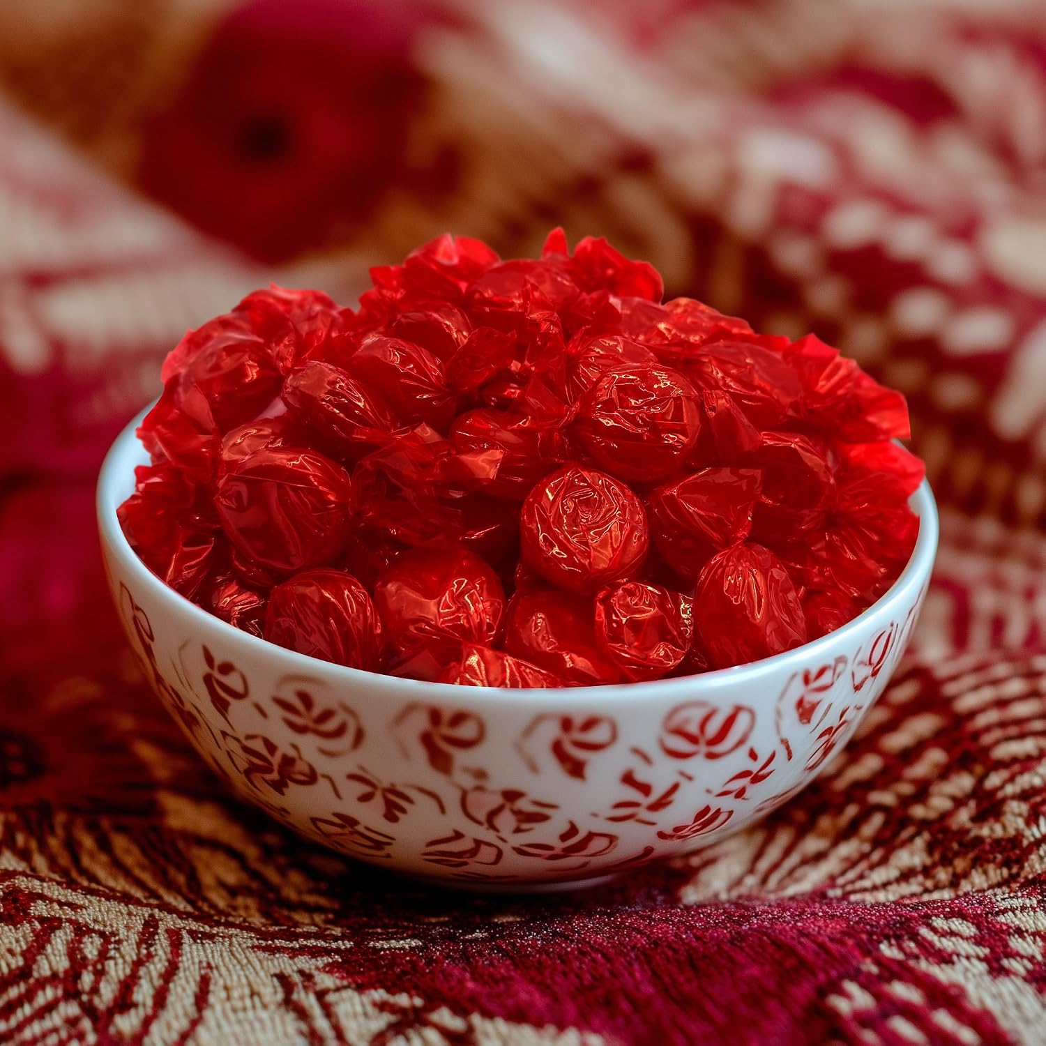 Cinnamon Discs Hard Candy - 2 Pound Pack - Individually Wrapped Spicy Sweet Red Candies - Old Fashioned Bulk Cinnamon Treats for Office Bowls, Gifts, and Sharing (Pack of 2)