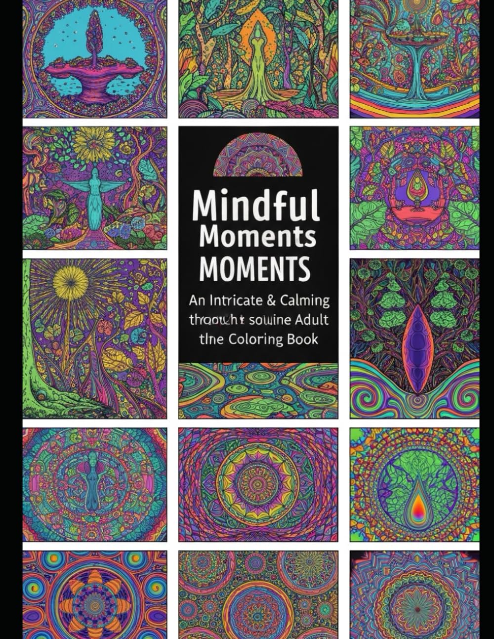 Mindful Moments: An Intricate & Calming Adult Coloring Book: 30 Relaxing Mindfulness Designs for Stress Relief, Focus, and Inner Peace (Mindful adult colouring books)