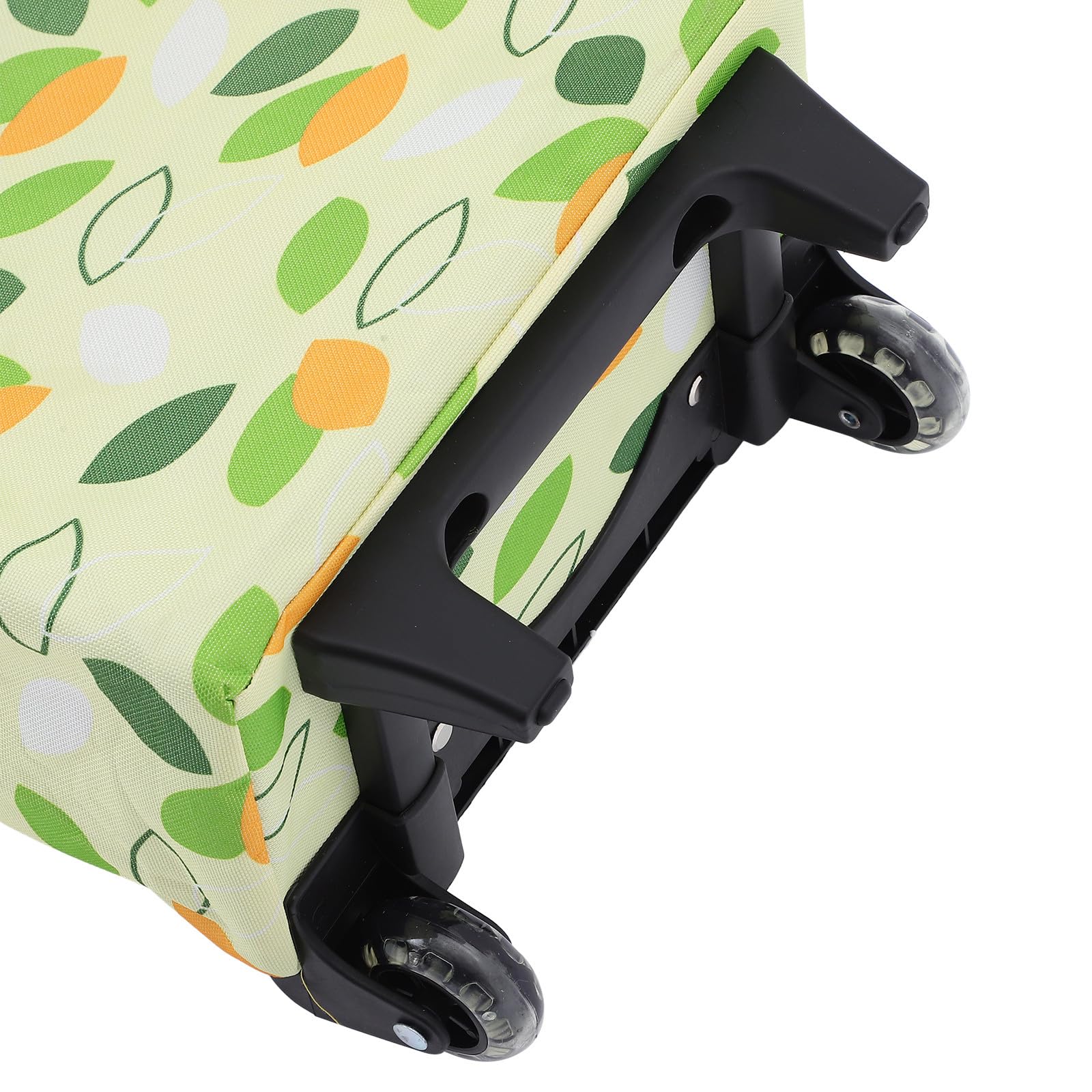 GALPADA Faltbare Einkaufstasche mit Rädern Wiederverwendbarer Großer Einkaufsbeutel aus Synthetischem Material für Schule und Supermarkt Leichter Outdoor Trolley
