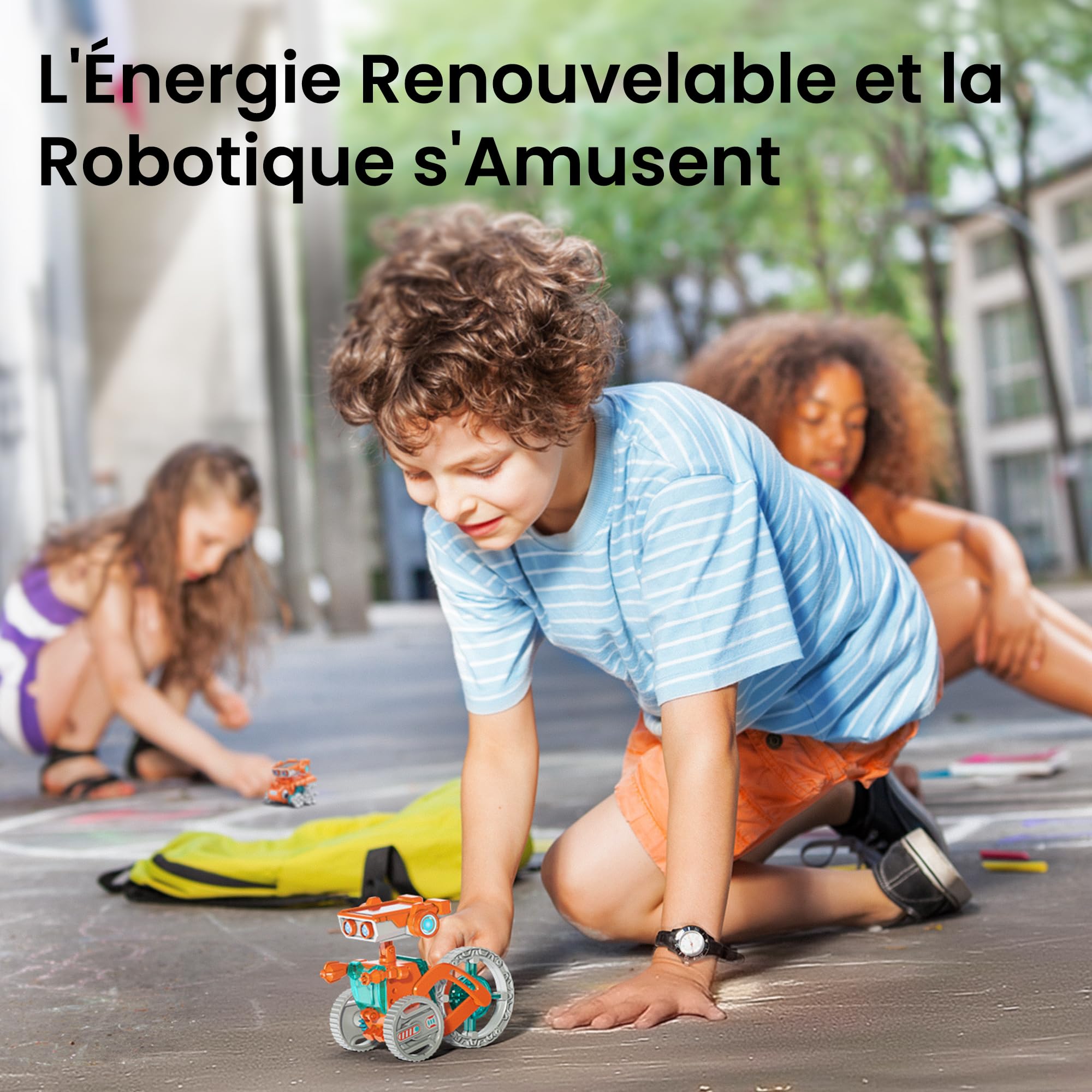 Sillbird 15 en 1 Robot Solaire, Robot Jouet Enfants, Robot Solaire Kit, Solaire Construiction Éducatif, Jouet de Construction, Cadeau pour 8 Ans et Plus, Cadeau Garçon 8 9 10 11 12 Ans, (212Pièces)
