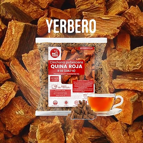 Miniatura 5 de Yerbero - Paquete de 2 piezas - Palo De Víbora 8oz (226g) + Quina Roja 8oz (226g)  Duo Tes Herbales De Árbol De La Víbora & Corteza de Cinchona Roja