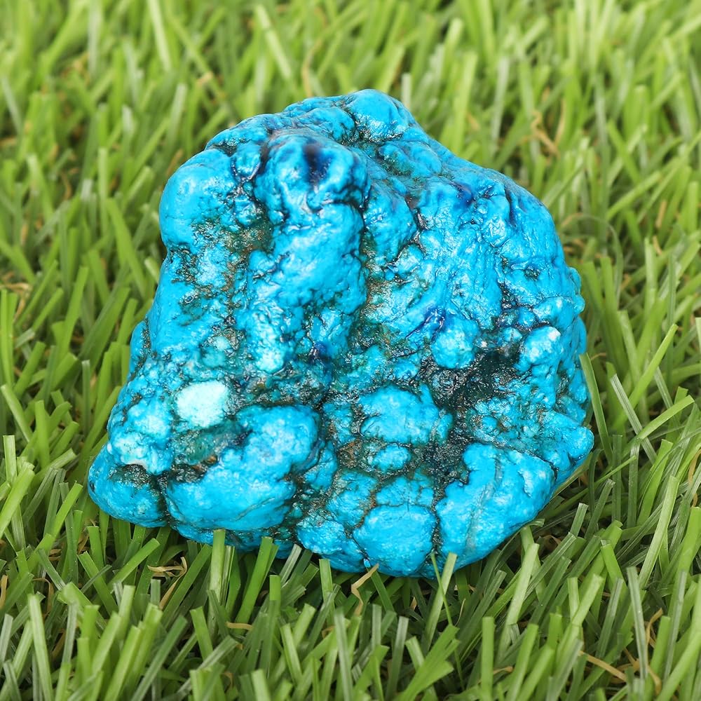 PowerStone✦天然石·.⋆オーストラリア産トルコ石の原石⋆.·✦ Amazon | EGL認定 天然ブルーターコイズ 美しい宝石 ラフ146.50