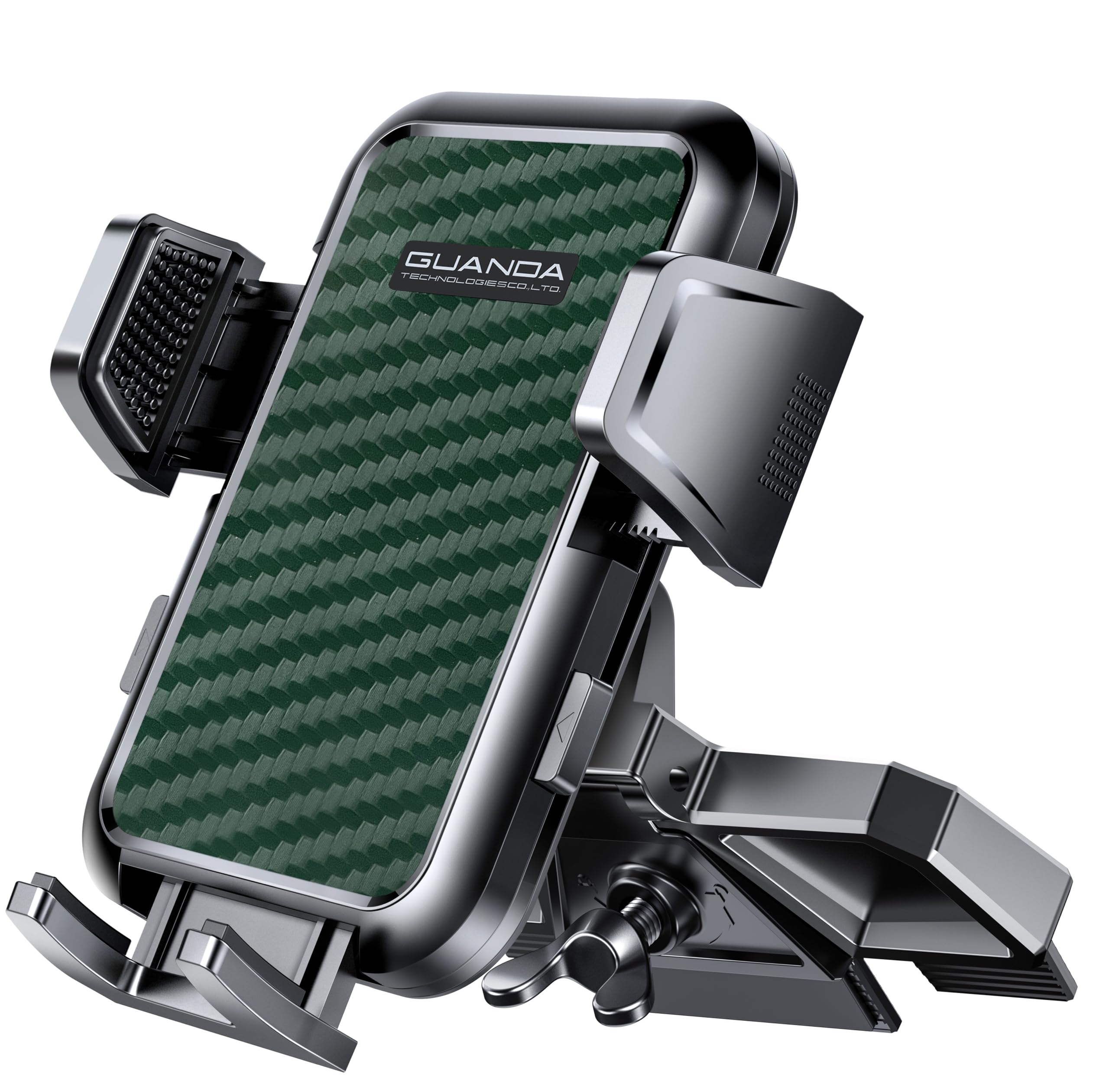 CD Phone Holder for Car, One-Hand Release CD Slot Mount with Thick Case Fit