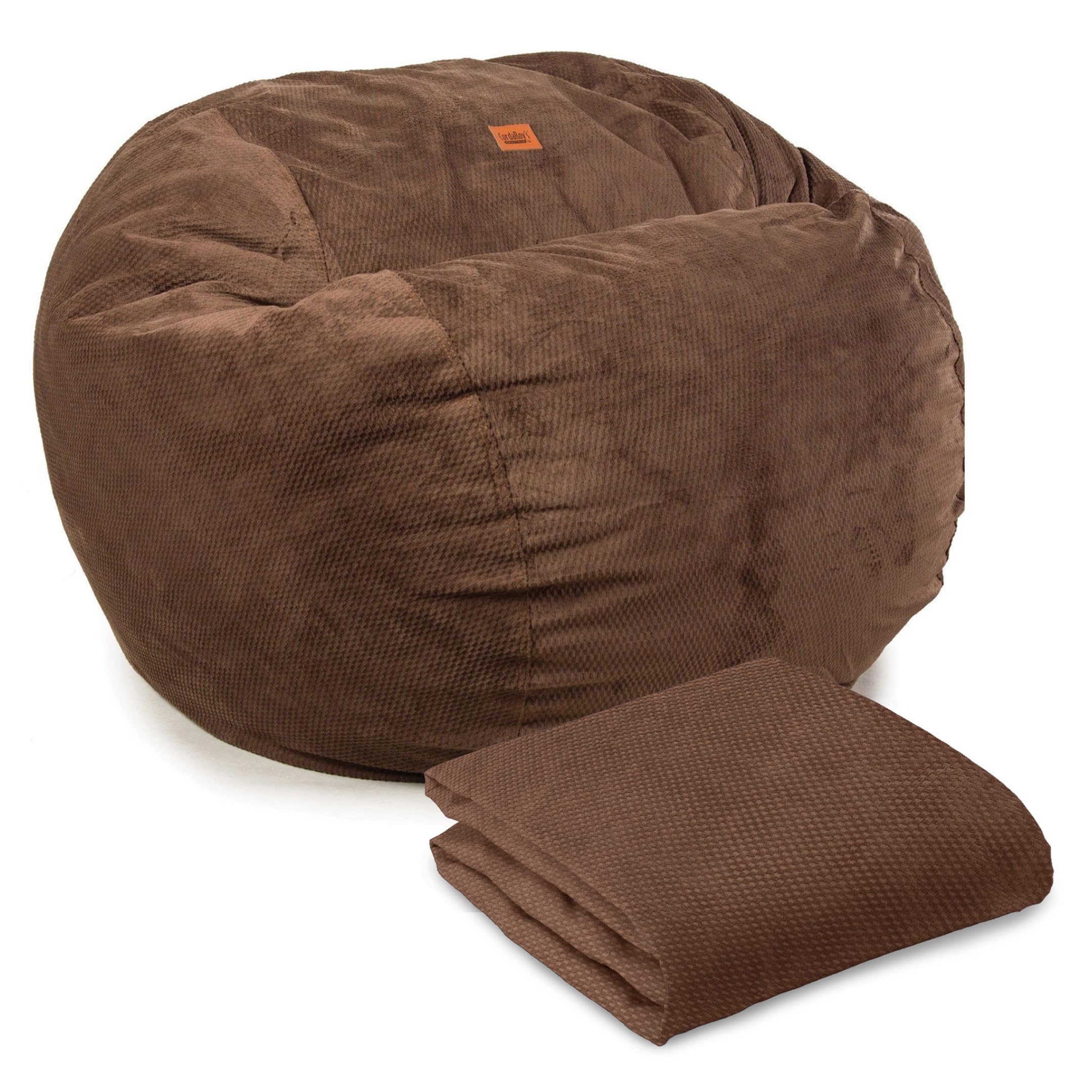 CordaRoy's Chenille Bean Bag Cover (Bean Bag Sold Separately)-Cover for Convertible Bean Bag Chair-Machine-Washable Chenille Fabric-for Basement,