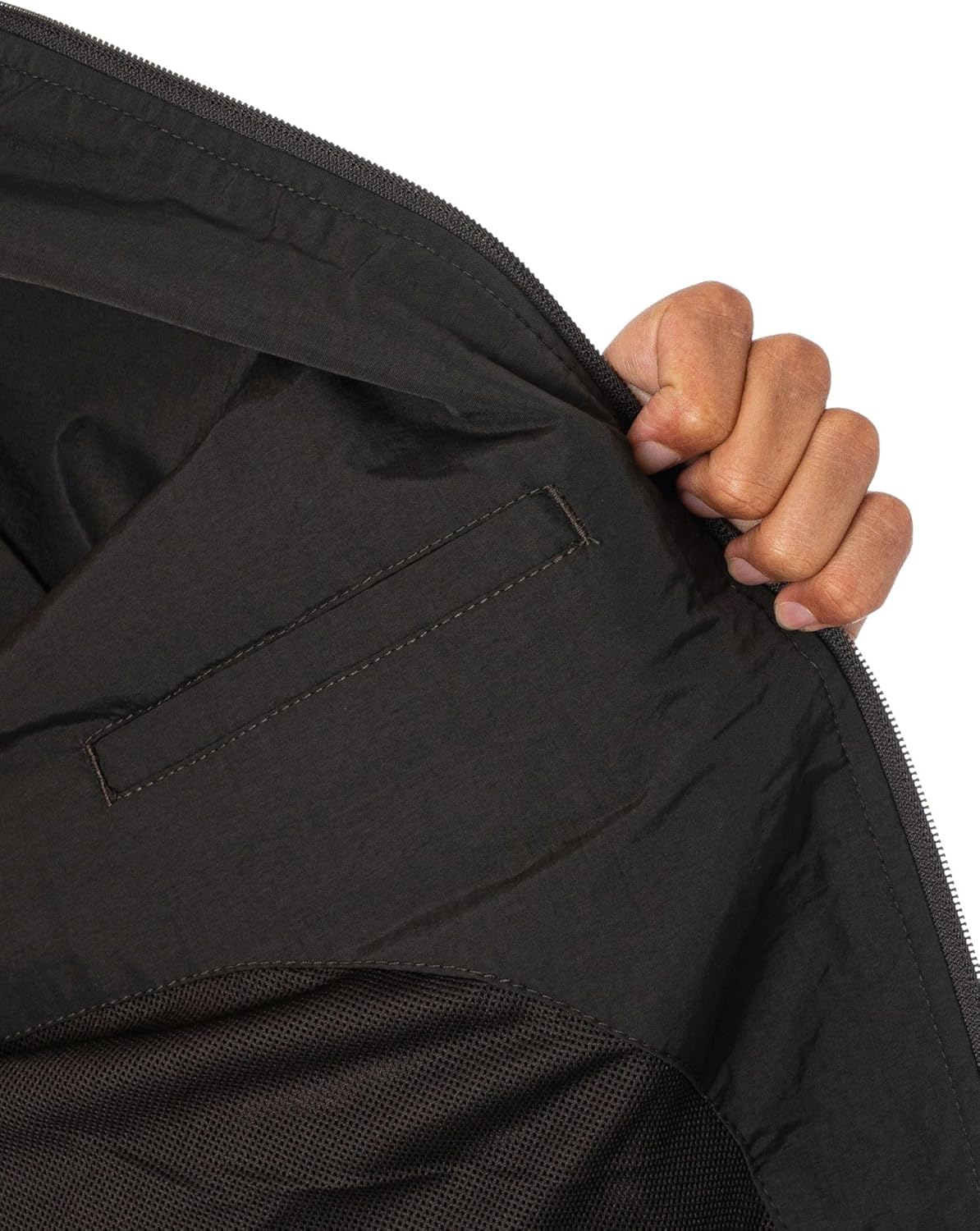 Zip Through Hooded Jacket