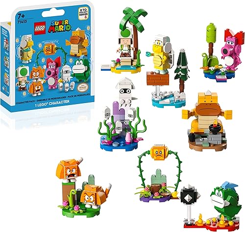 LEGO Super Mario Minifigures Series 6 - Juego completo de los 8 personajes 71413