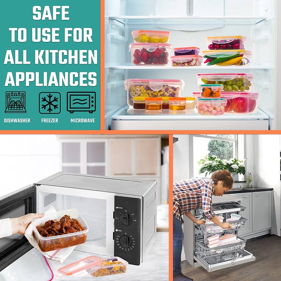 Amazon.com: 38 Pcs Large Food storage containers-85 oz to