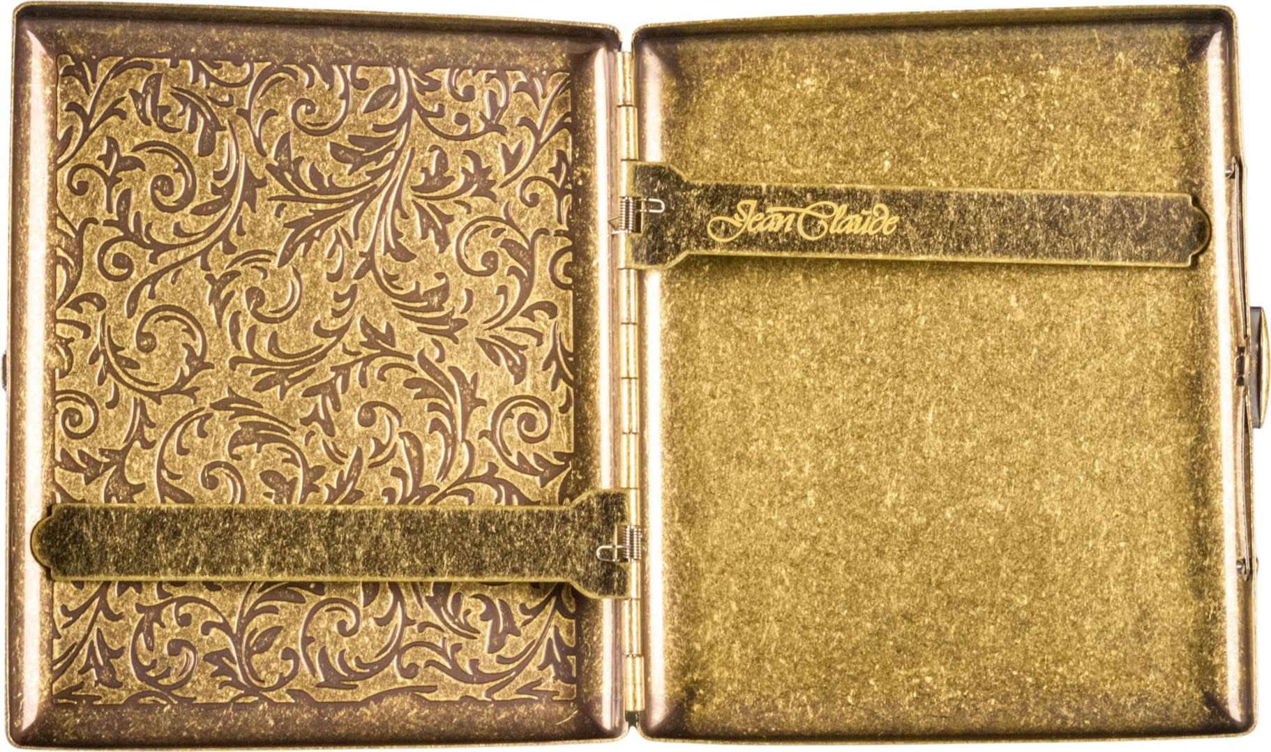 Amazon.com: Jean Claude Cigarette Case 20 King Size / Antique Silver Metal  / Hanger / Double Sided / Gift Box : Health & Household