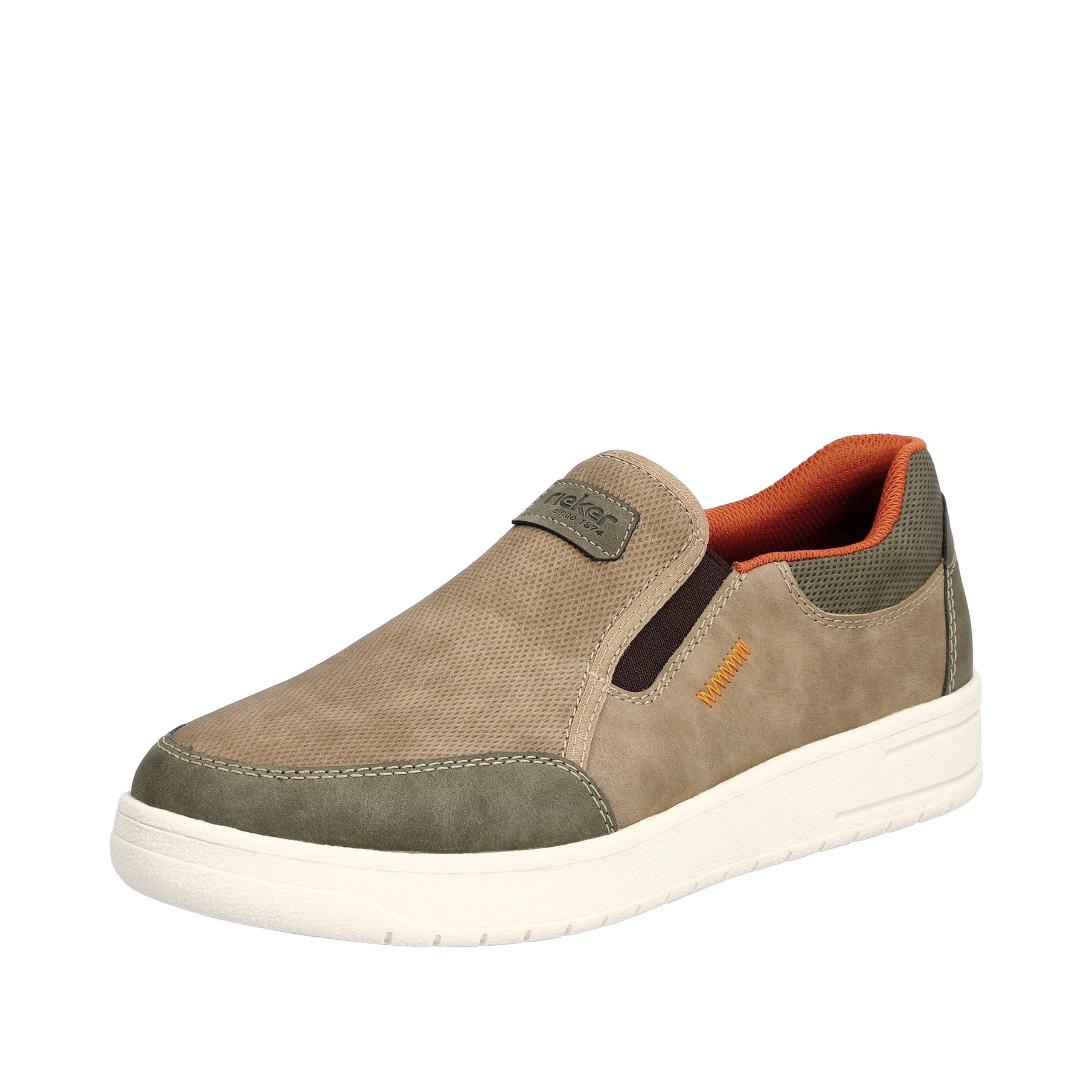 Rieker Men's B7853 Slippers, Beige, 7.5 UK