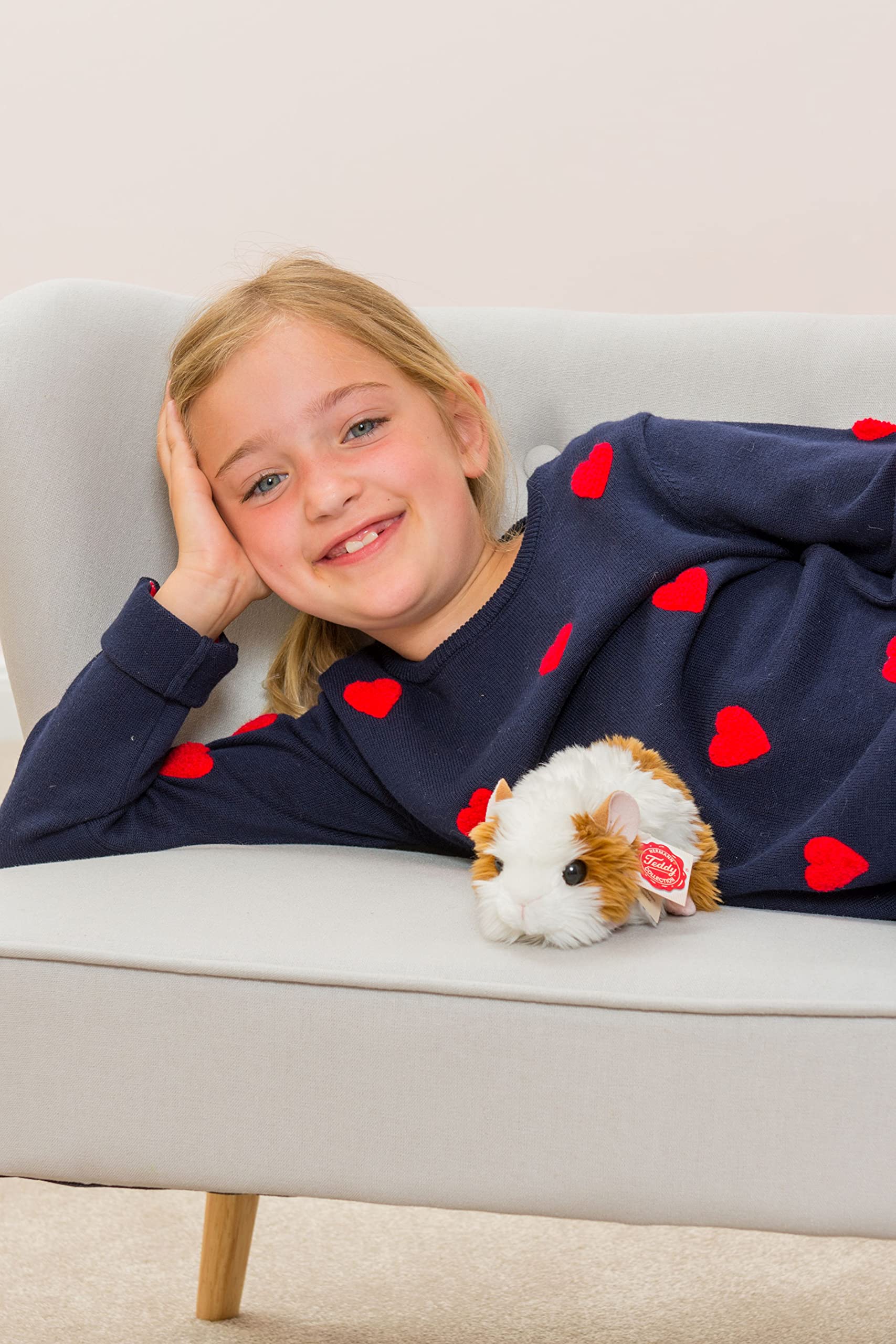 Carl Dick Guinea Pig Brown, 7.5 Inches, 20cm, Plush Toy, Soft Toy, Stuffed Animal 2575001 - View #5