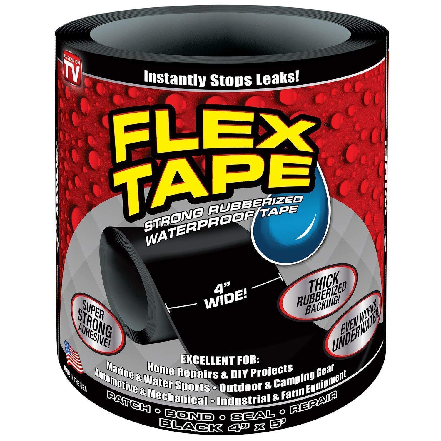 Chhotu Kitchen Tools Super Strong Flex Leakage Repair Waterproof Adhesive Sealant Tape (Black, 4 X 5 Inches) (B07WRDKWYY) Amazon Price History, Amazon Price Tracker