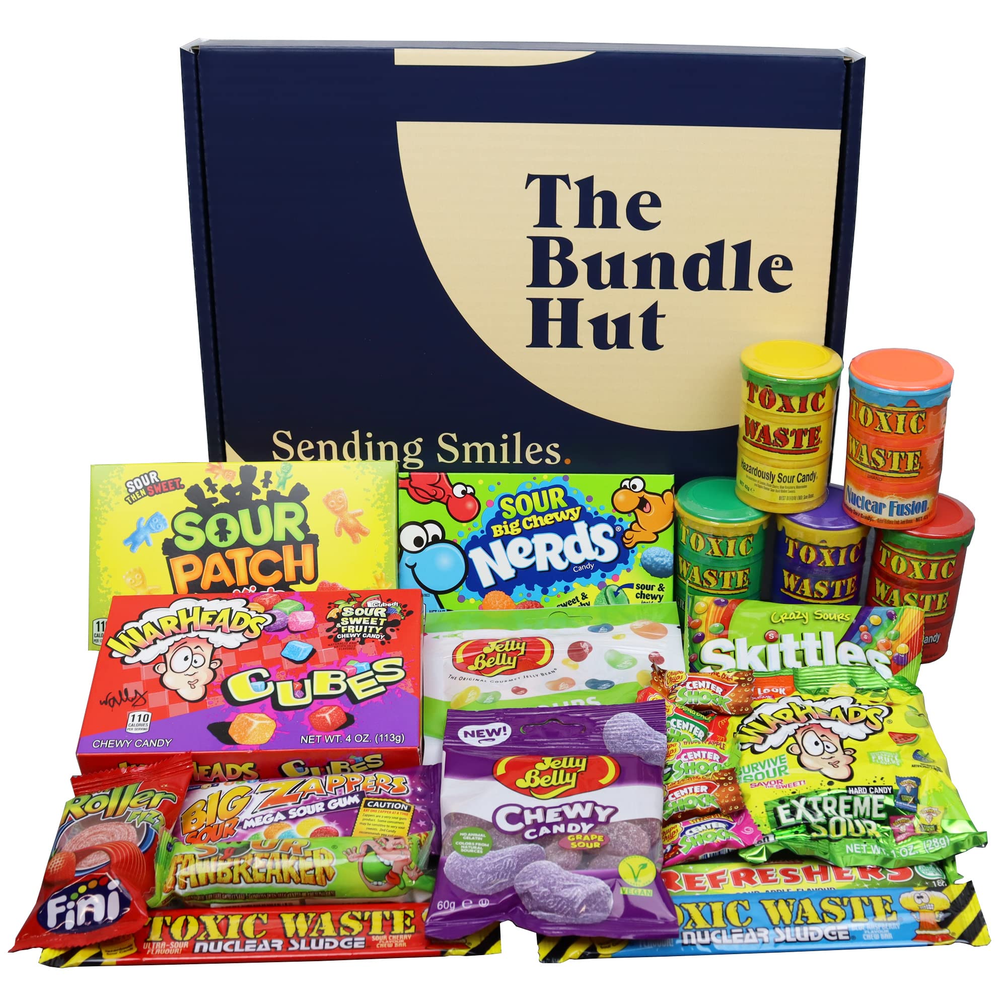 Buy Sour Sweets Gift Box with American Candy Hamper from The Bundle Hut