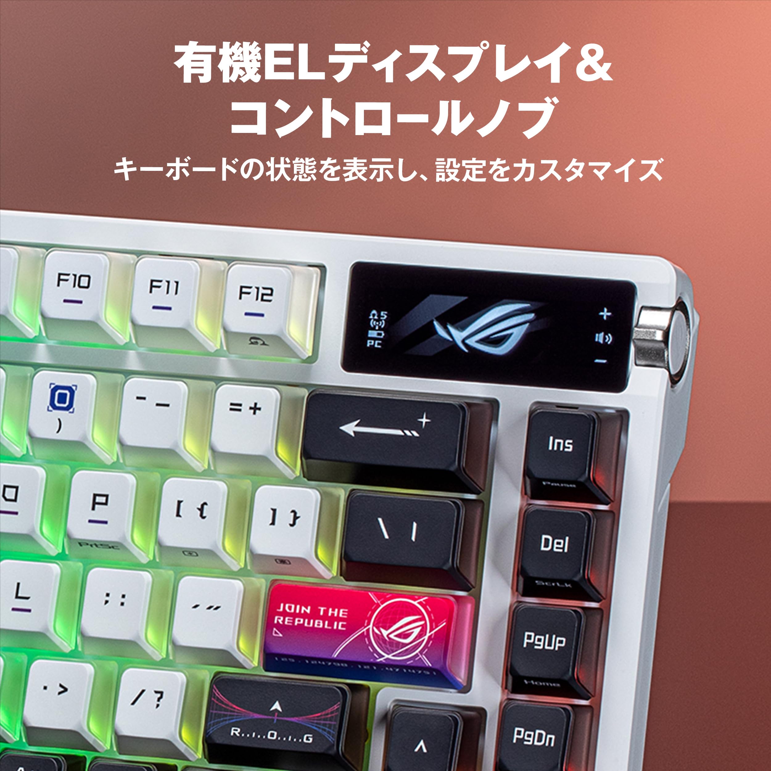 Amazon.co.jp: ASUSゲーミングキーボード/ROG Azoth X/75%カスタム