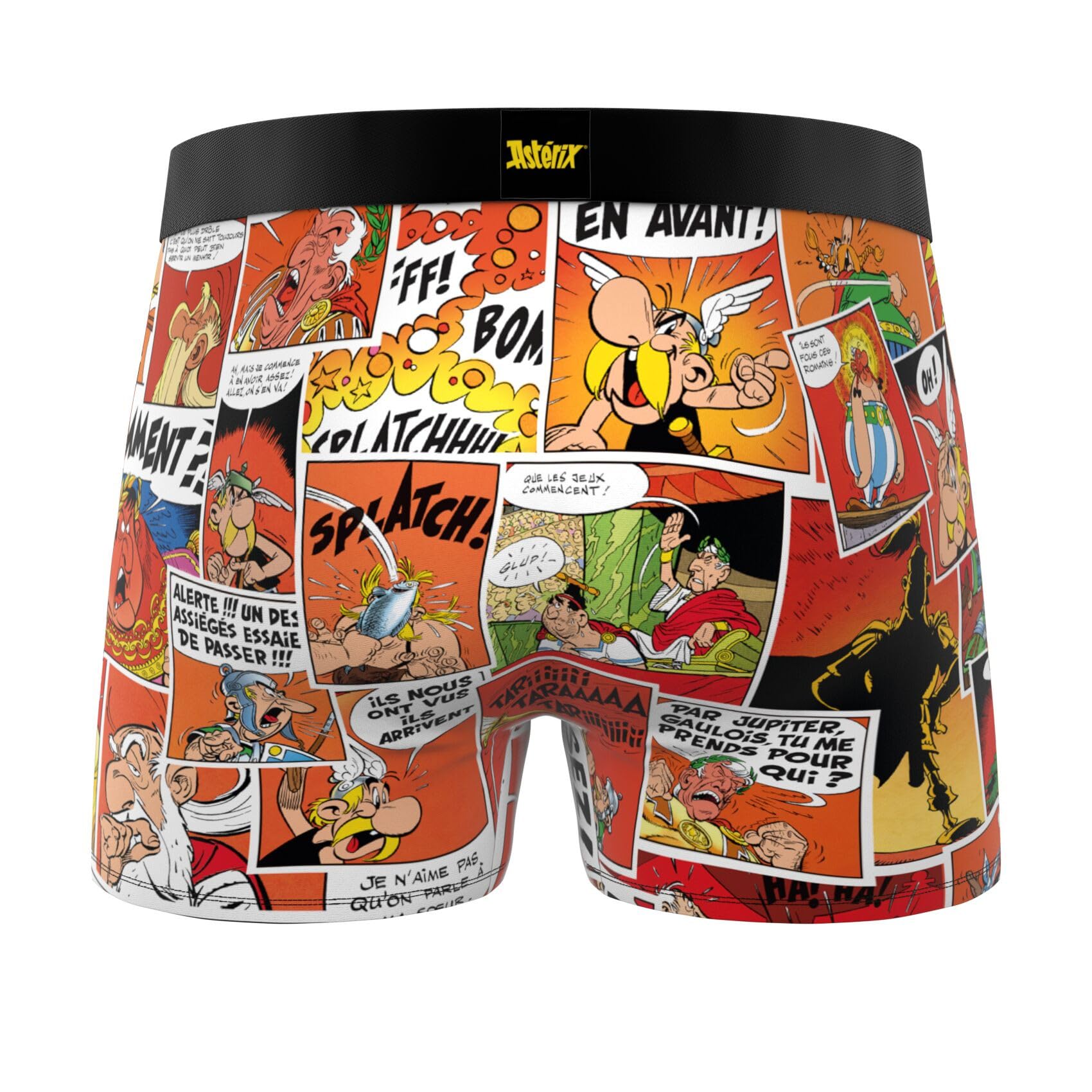 FREEGUN Boxer Enfant Astérix, Caleçon Garçon, Confortable & Ultra-Doux (Lot de 3)