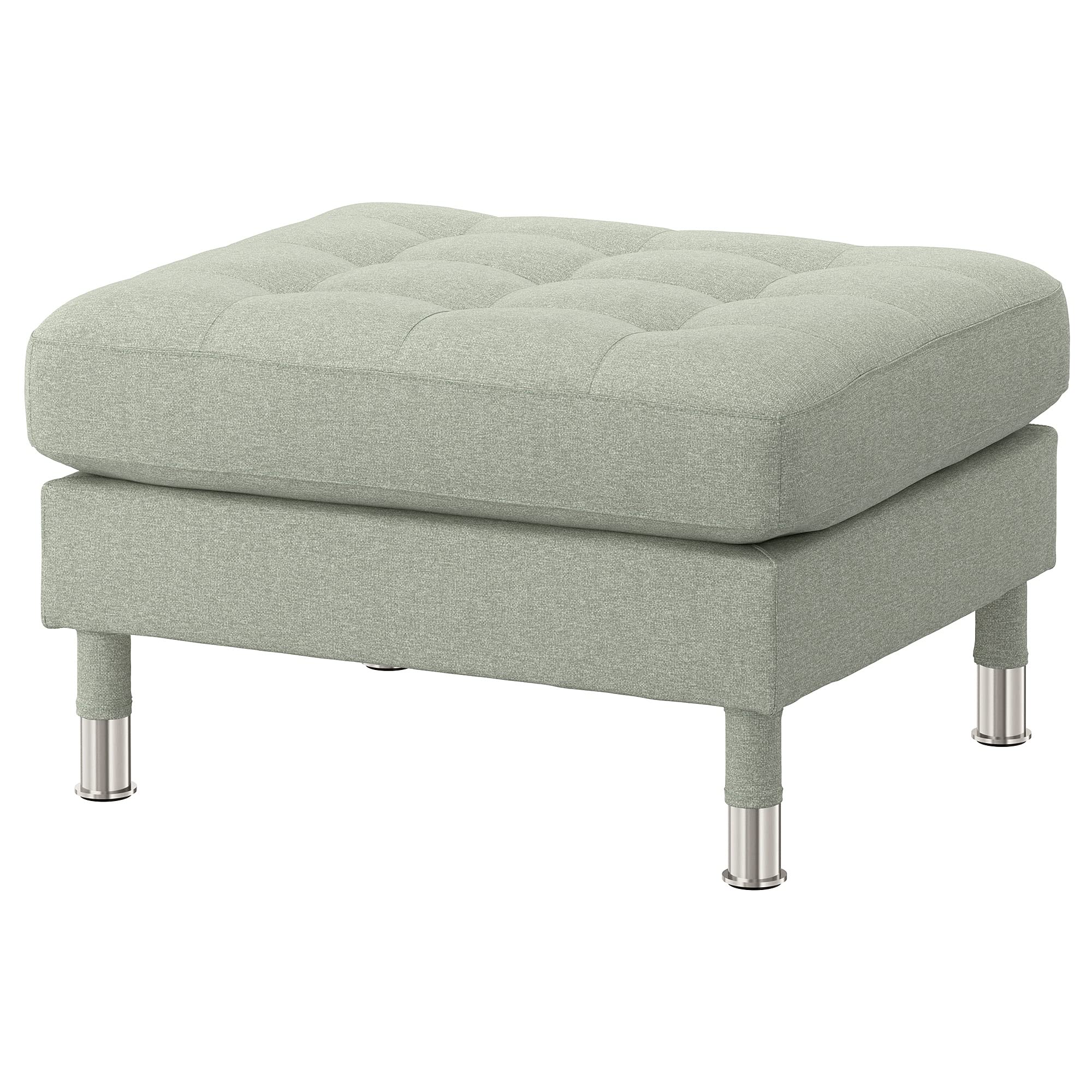IKEA LANDSKRONA Footstool, Gunnared Light Green/Metal : Amazon.co