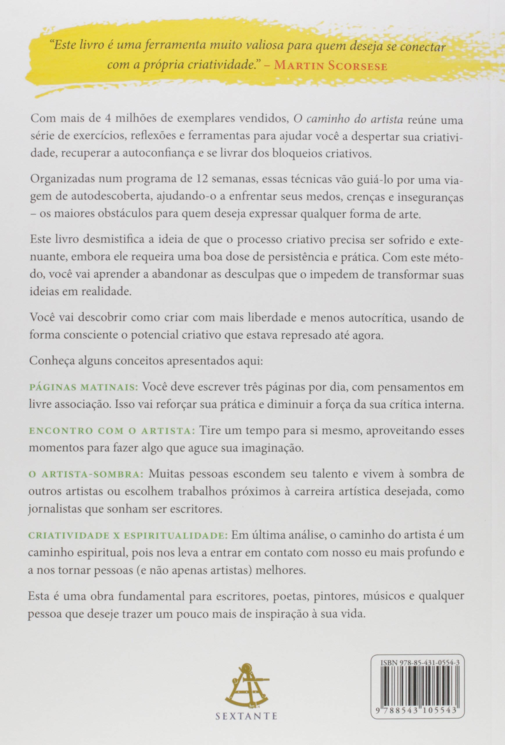 O Caminho do Artista. Desperte Seu Potencial Criativo e Rompa Seus Bloqueios