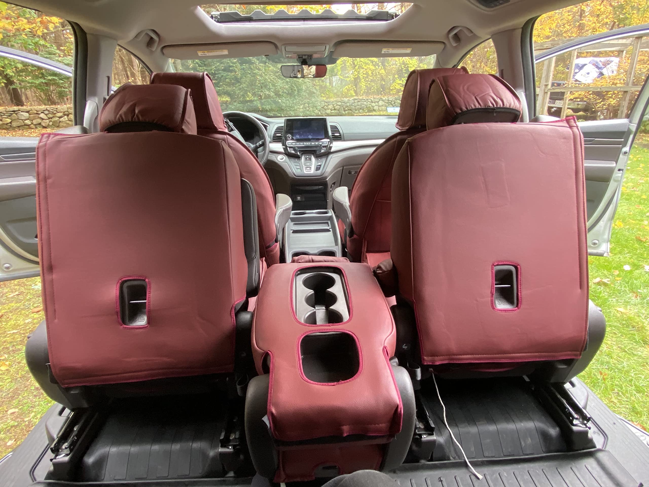 Coprisedili OASIS AUTO Per Honda Odyssey (2011-2017) - Nero, Compatibili Con Airbag E Sedile Riscaldato - 2