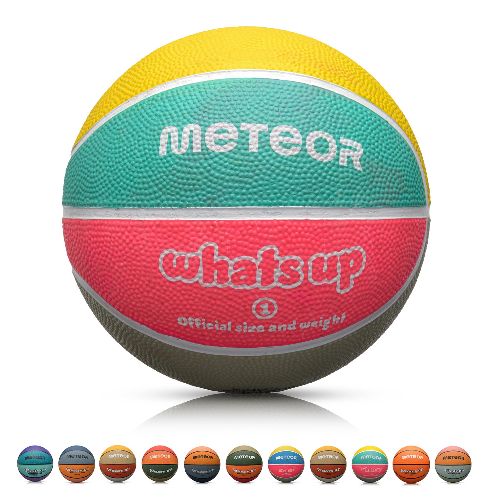 Piłka Do Koszykówki Piłka Do Kosza Rozmiar 1 3 4 5 6 7 dla Dzieci Młodzieży Dorosłych do Treningu Koszykówki Basketball METEOR