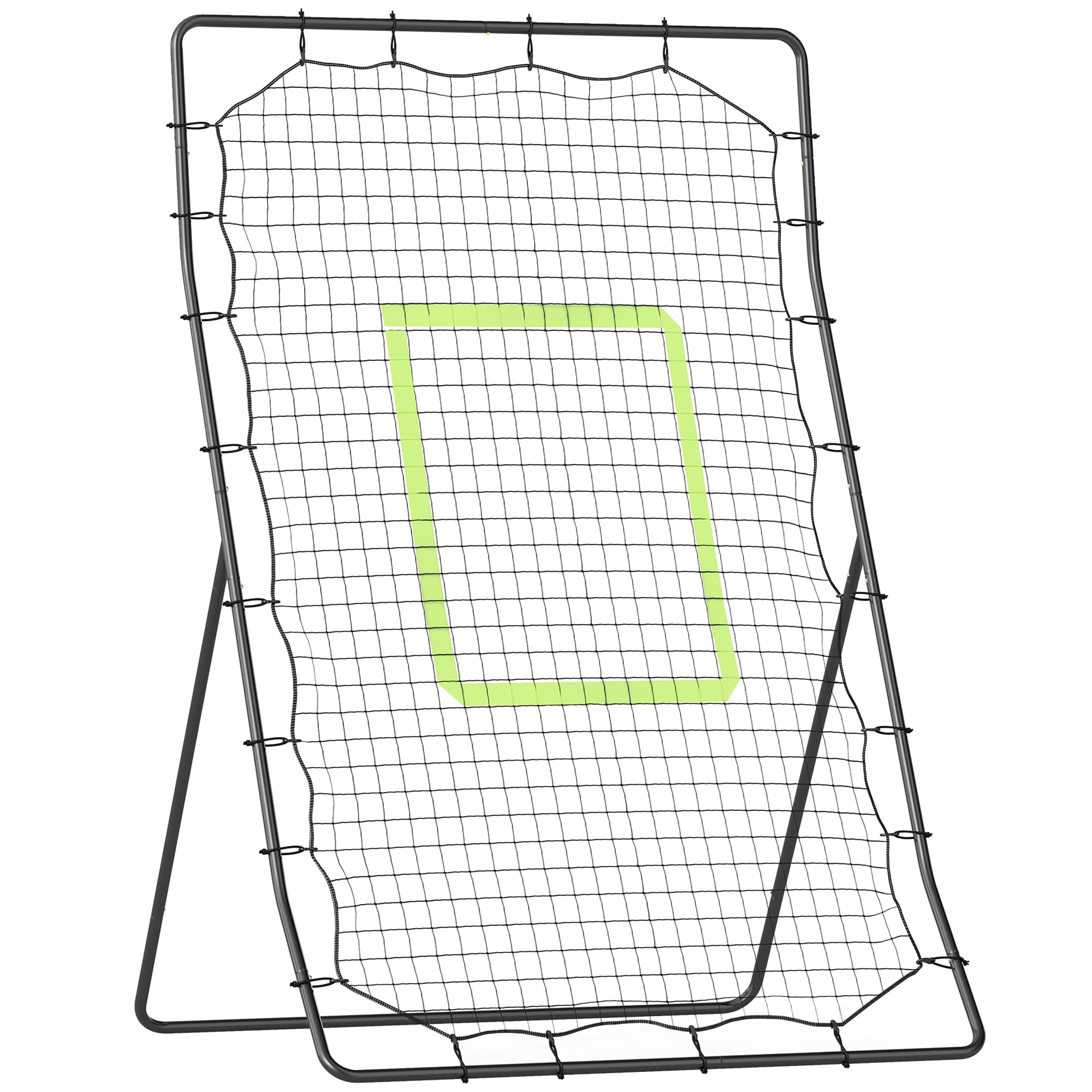 HOMCOM Rete Elastica Rimbalzo da Baseball Rimbalzatore Portatile