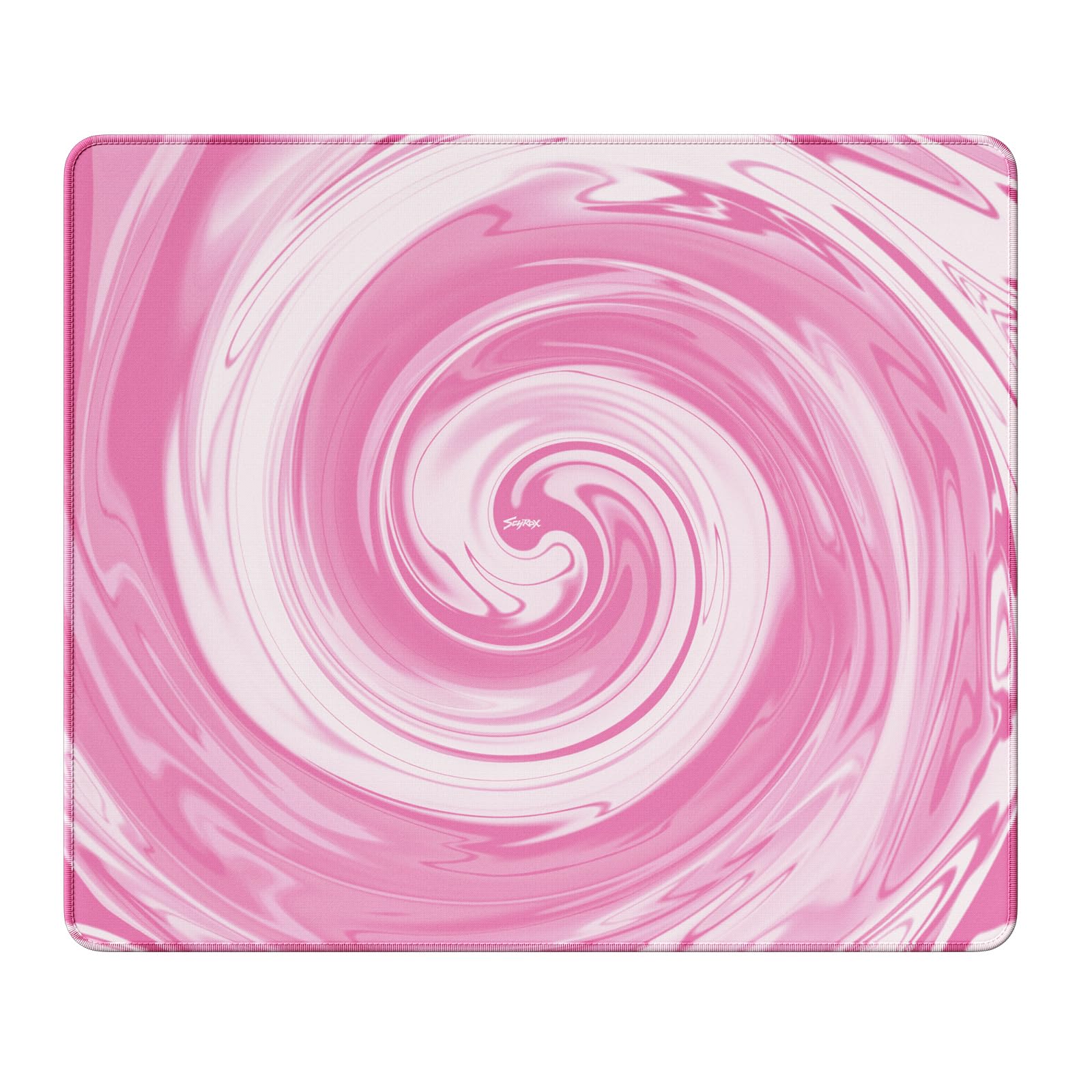 SCYROX Tornado Tappetino per mouse, 490 x 420 x 4 mm, superficie in tessuto resistente all'umidità e liscia, base antiscivolo personalizzata, cuciture strette e basse, controllo, imballaggio piatto