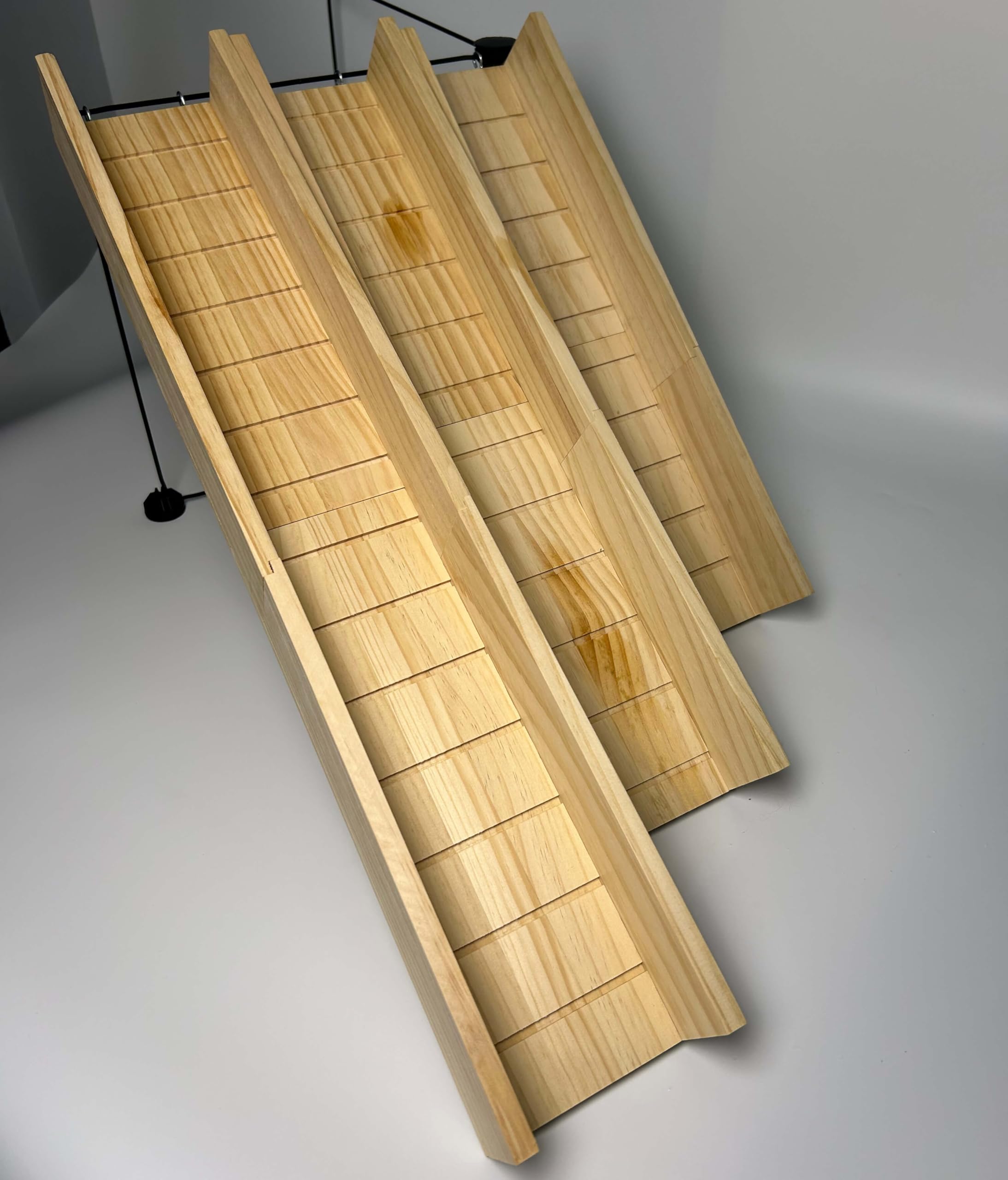 Puente de jaula de cobayas, rampa de escalera de madera para animales pequeños, accesorios de jaula de cobayas, puente de enlace del segundo piso para cobayas, hurones, hámsters (70 cm)