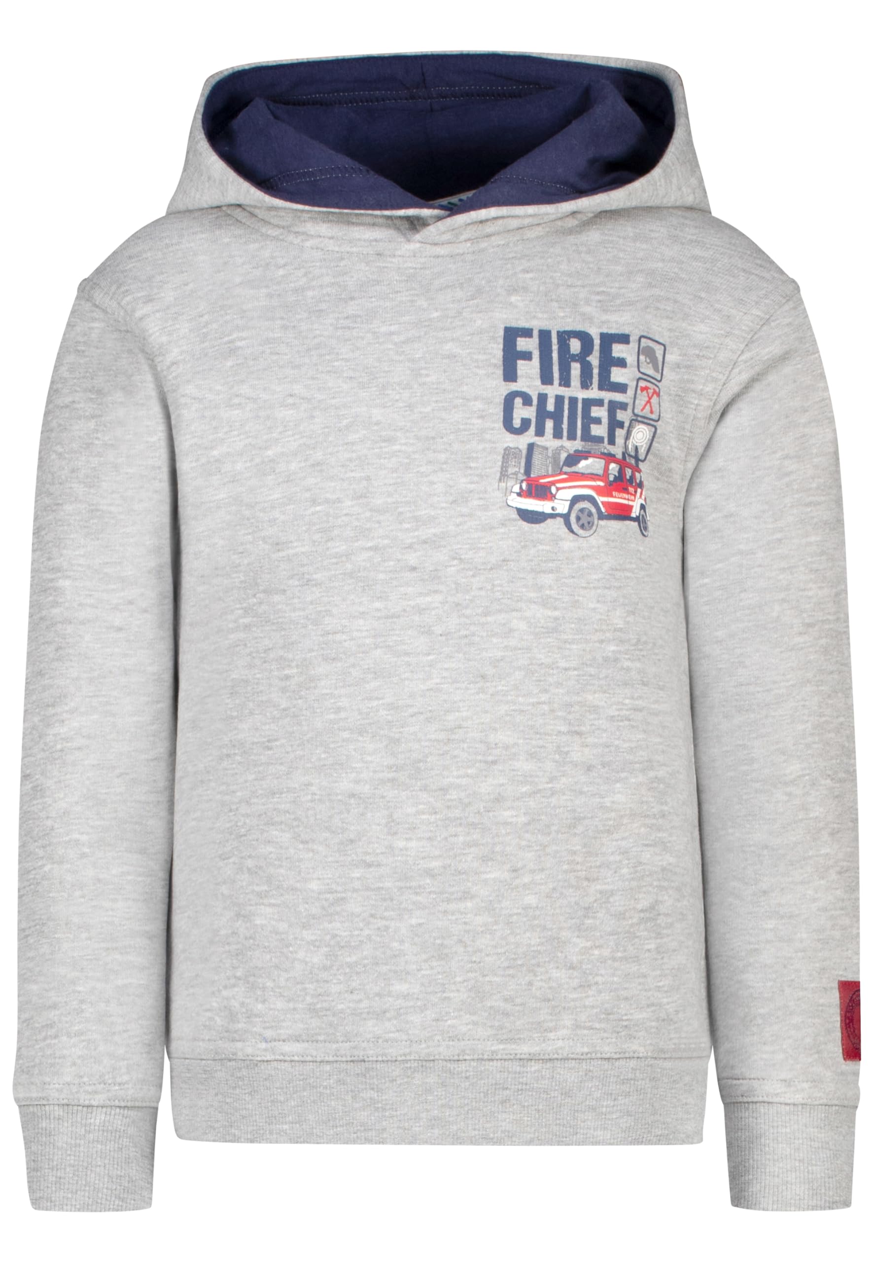 SALT AND PEPPER Jungen Kapuzen-Sweatshirt mit Feuerwehr Print T-Shirt