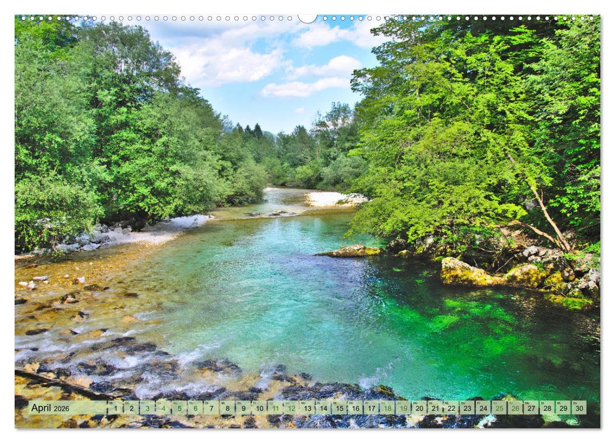 Slowenien - Impressionen eines Naturjuwels (hochwertiger Premium Wandkalender 2026 DIN A2 quer), Kunstdruck in Hochglanz: Kleines Land mit großartiger Natur (CALVENDO Natur)
