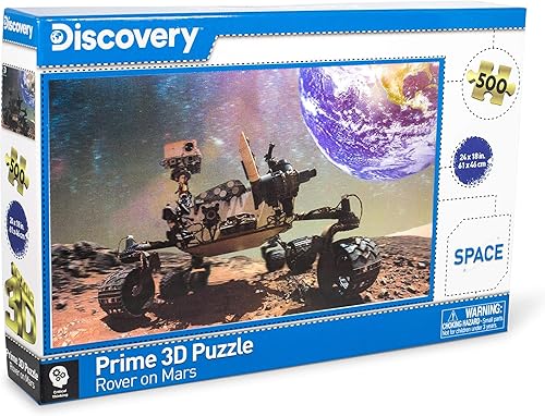 Miniatura 2 de Discovery Channel Mars Rover Super 3D Puzzle  Rompecabezas de 500 piezas para adultos y niños  Regalos espaciales de la NASA  Teaser cerebral