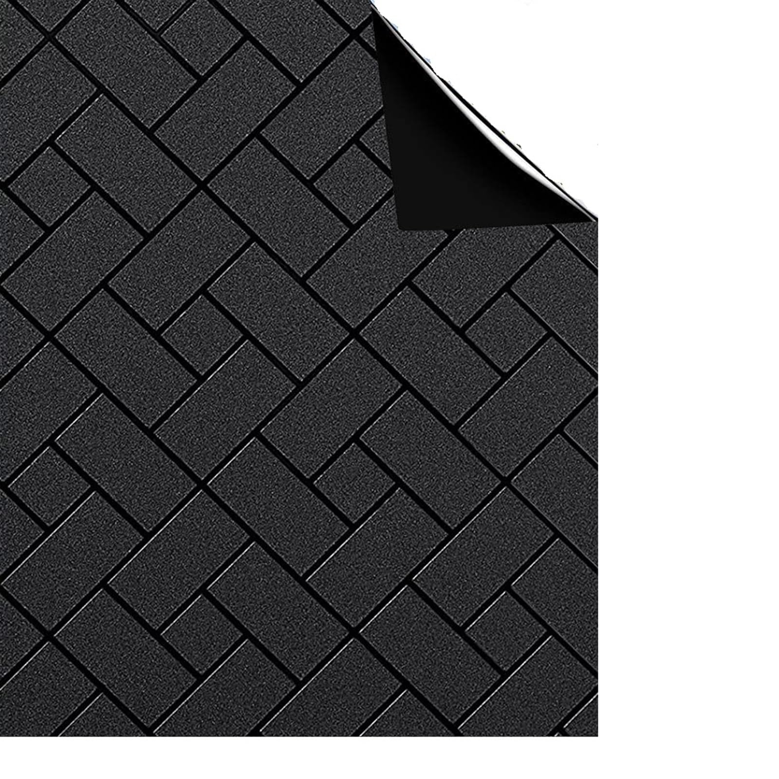 XIUsheUA blackout blinds stick on Static Cling Total Blackout Privacy Window Film Cover Light Blocking No Glue Black Tint for Home Room Darkening(Black1,30x100 cm)