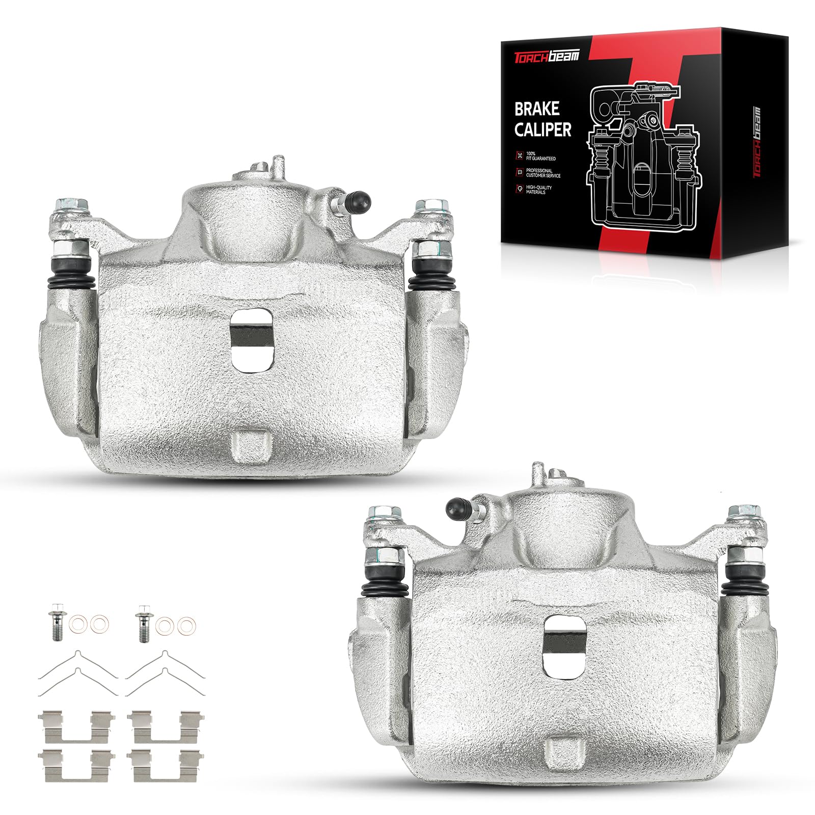 Torchbeam Front Brake Calipers Set for Honda Civic 2013-2021