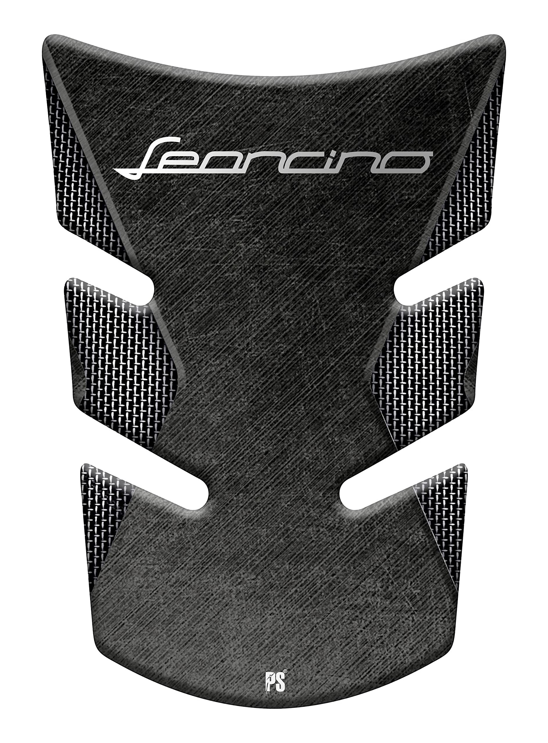 Paraserbatoio.it PARASERBATOIO RESINATO ADESIVO EFFETTO 3D, PER MOTO COMPATIBILE CON PS BENELLI Leoncino Nero