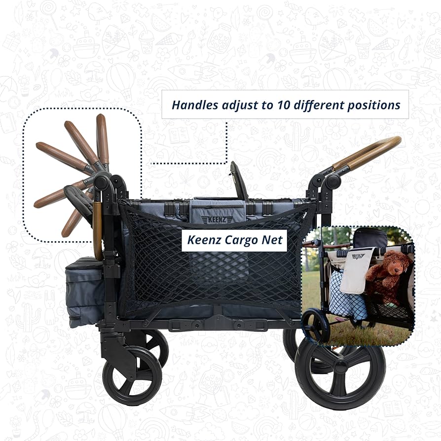 Amazon.com : Keenz XC EVO - Luxury 2 Passenger Stroller Wagon for