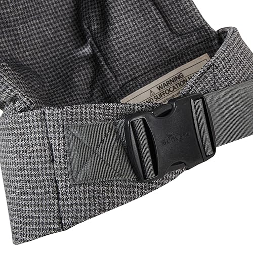 Miniatura 8 de SUNVENO Portabebés ergonómico todo en uno ajustable para recién nacidos a niños pequeños, convertible para todas las estaciones, 7-33 libras, gris